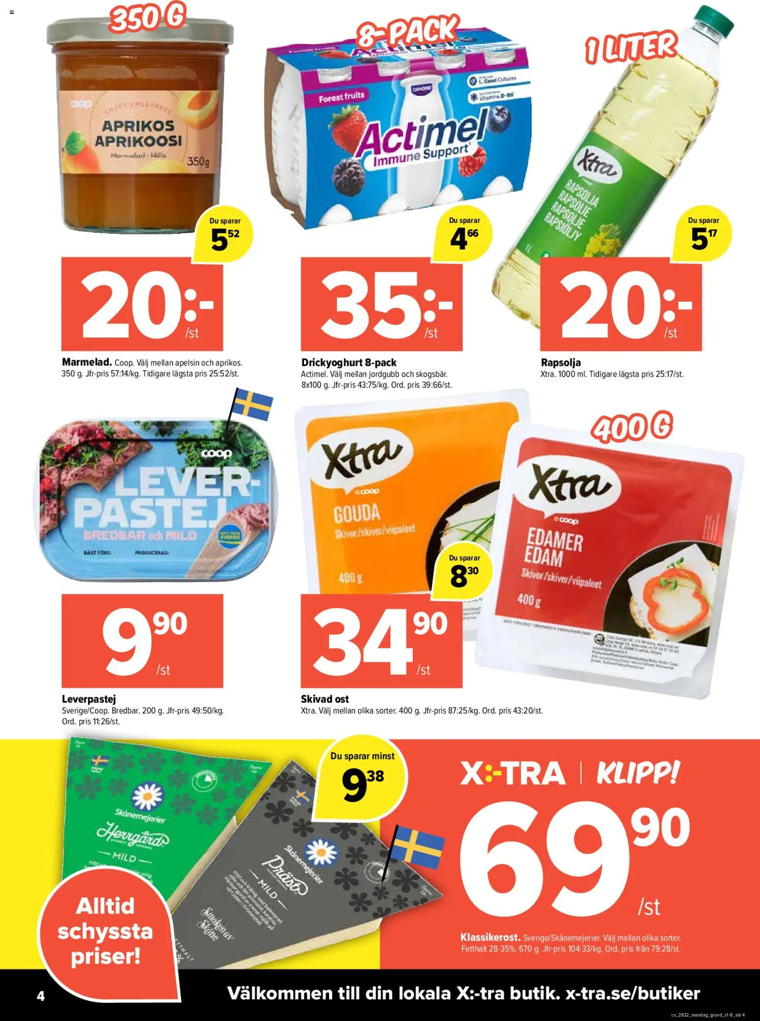 Coop X:-TRA reklamblad aktuell från 03/08/2026 | Sida: 4