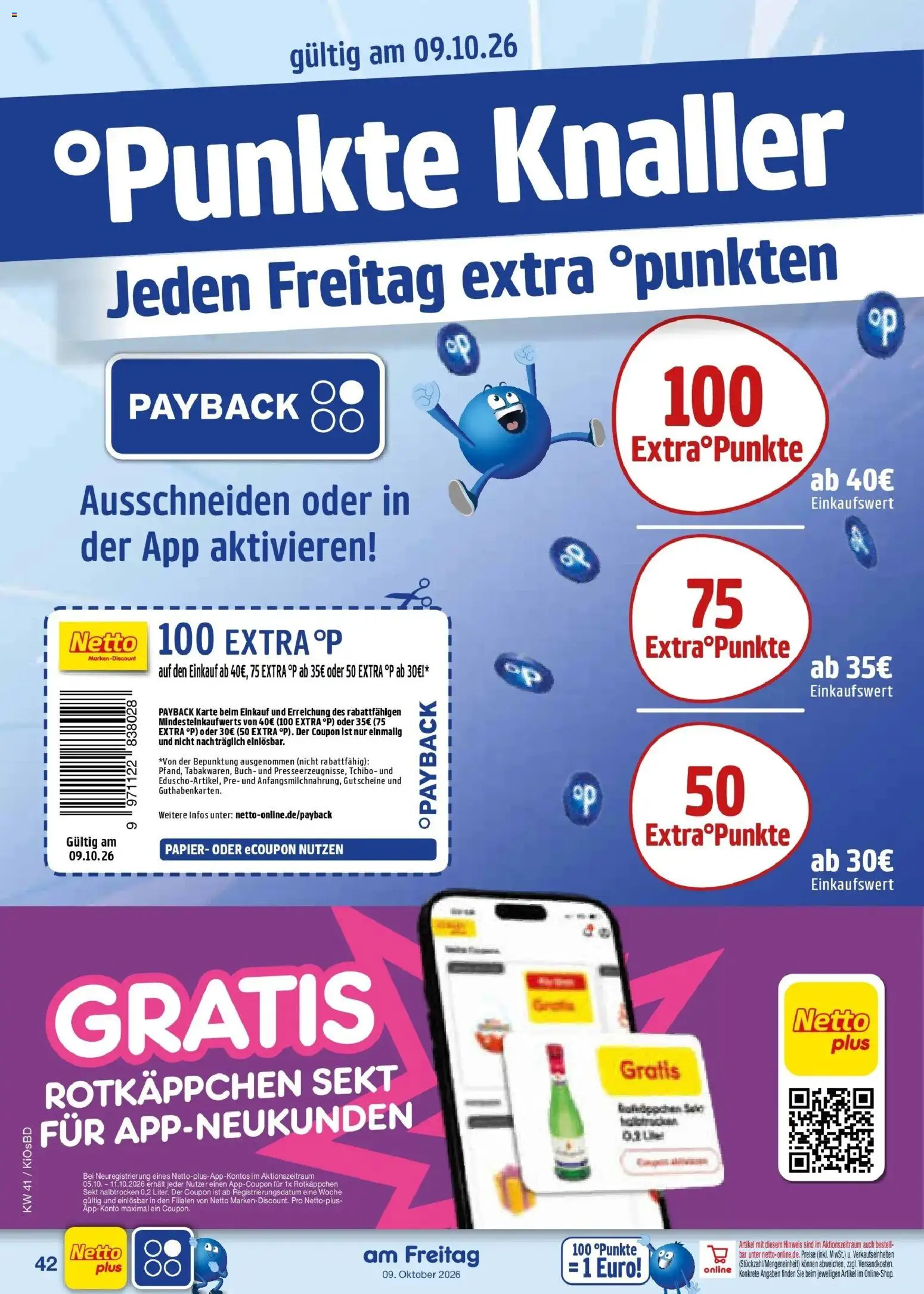 Netto Marken-Discount Prospekt Mistelbach – gültig ab 05.10.2026 | Seite: 54 | Produkte: Rotkappchen sekt, Sekt, Rotkäppchen