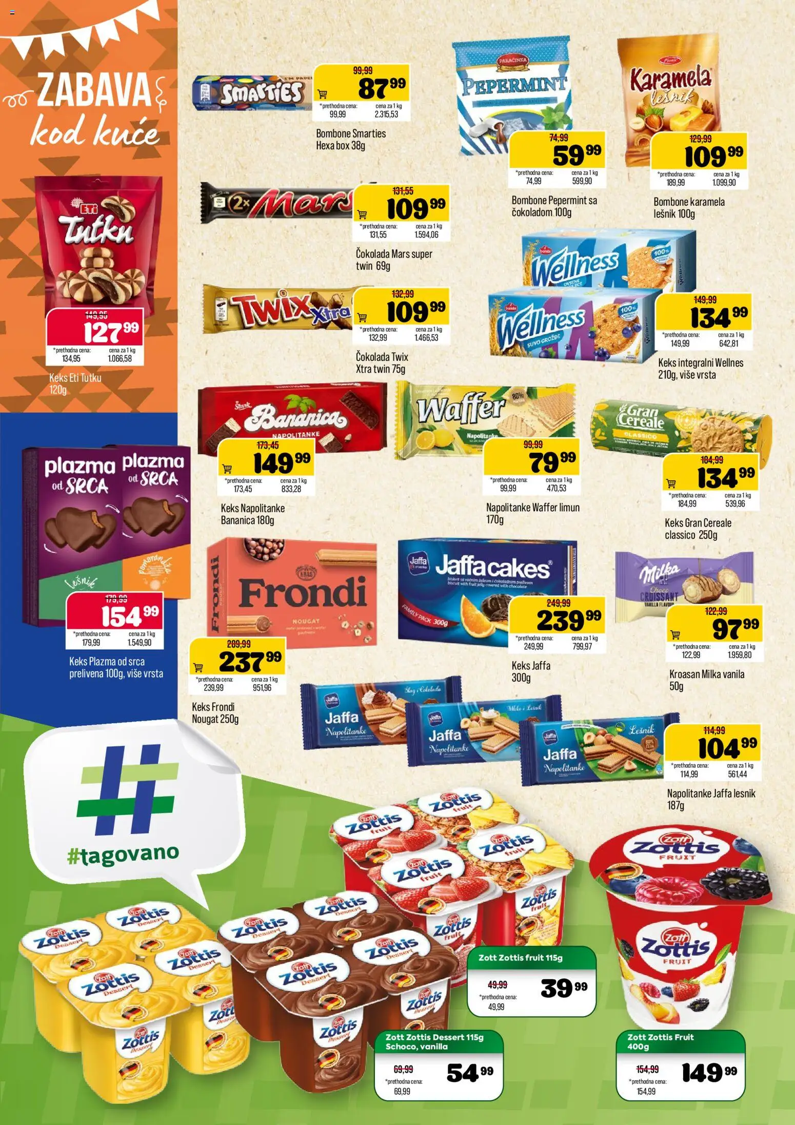 Podunavlje katalog - važi od 09.09.2026 | Strana: 8 | Proizvode: Plazma, Lešnik, Grožđe, Čokolada