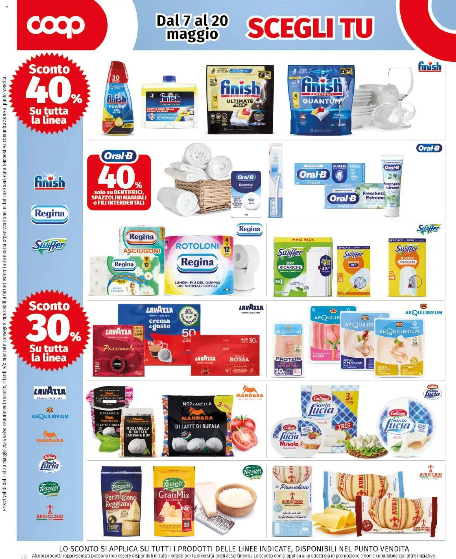 Volantino COOP del 07.05.2026 | Pagina: 6 | Prodotti: Tacchino, Latte, Data, Parmigiano