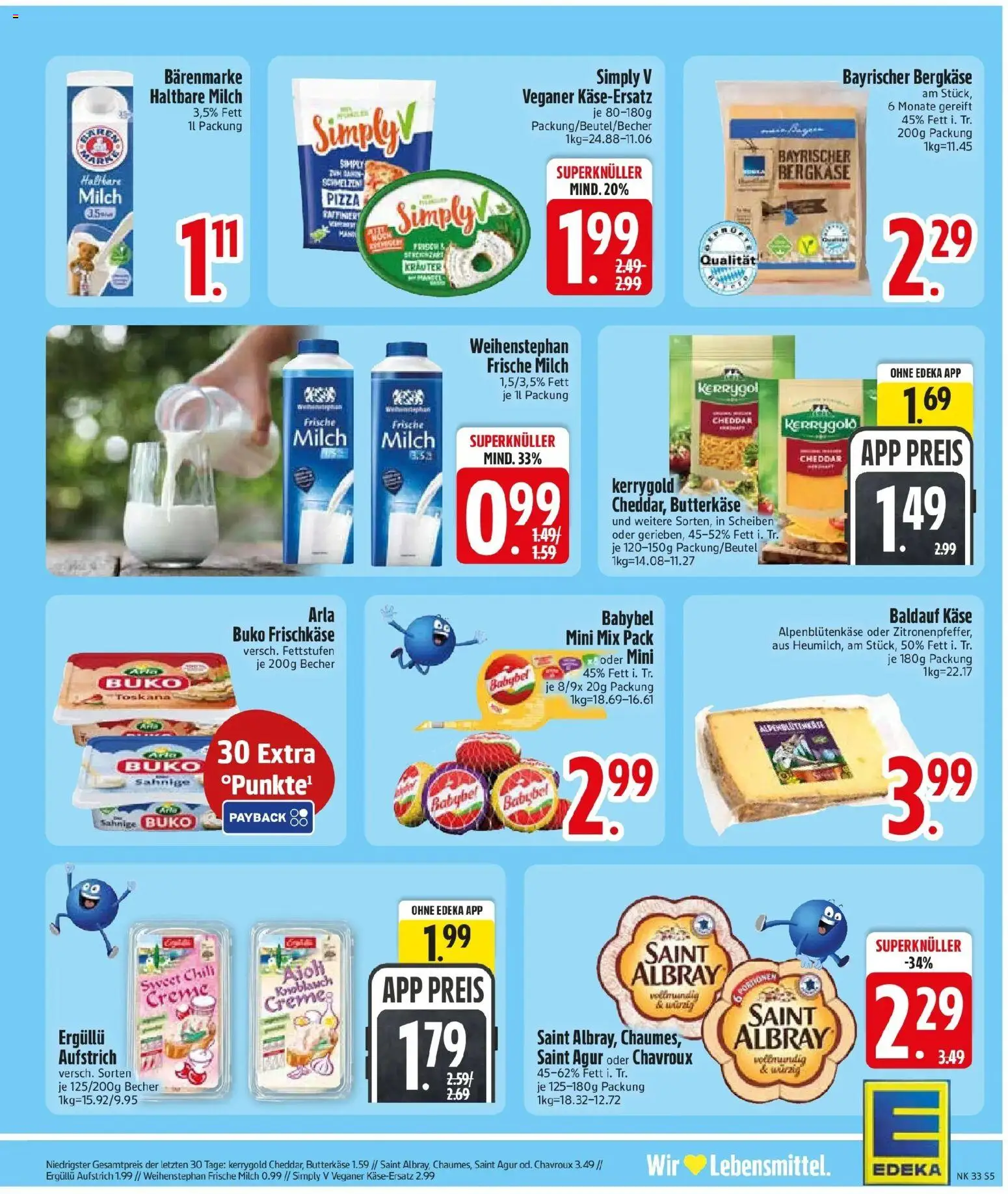 Edeka Prospekt Hunderdorf (ab 10.08.2026) » Angebote Online | Seite: 7 | Produkte: Käse, Arla buko, Chili, Babybel