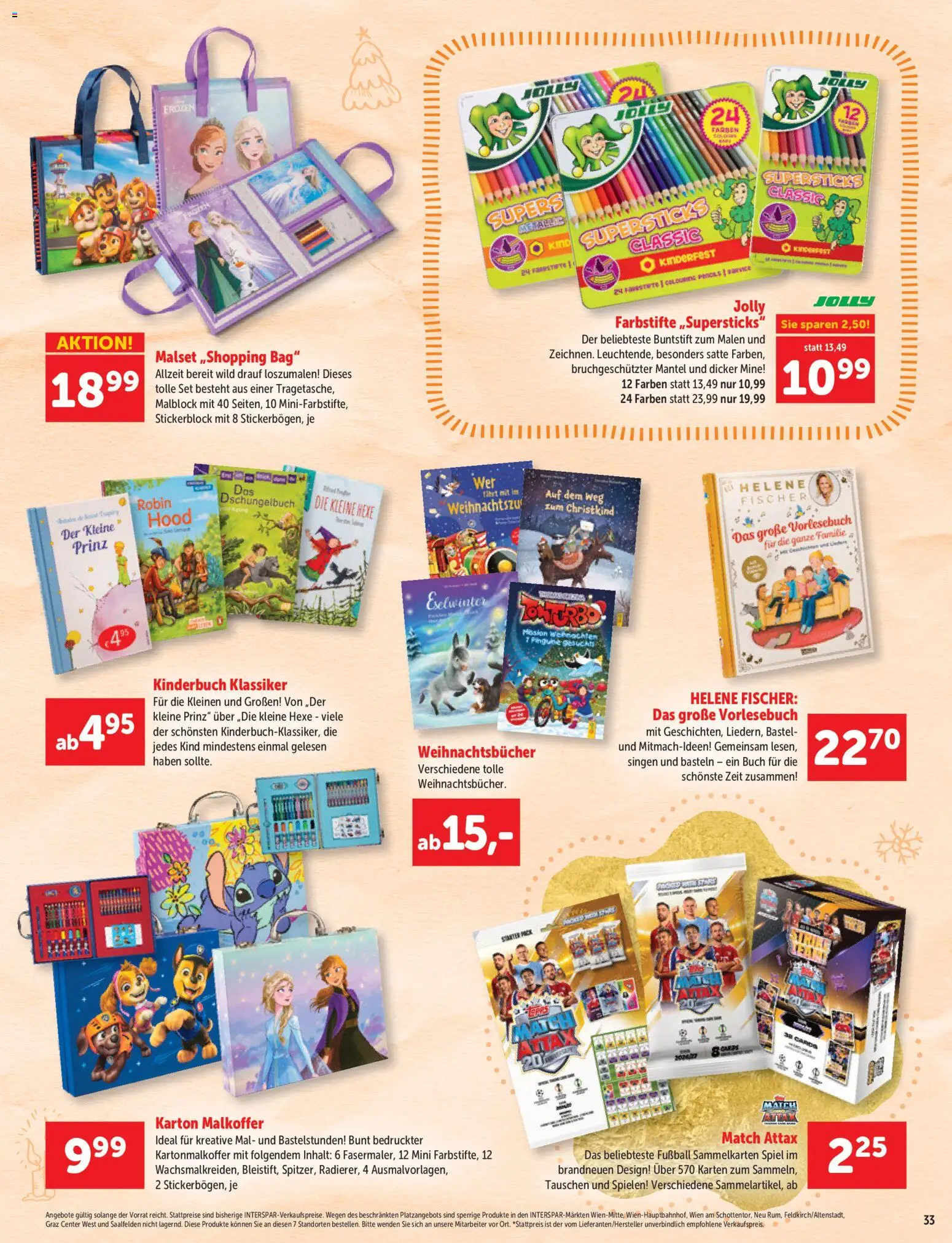 Interspar Sonderfolder Kindergeschenke gültig ab 27.10.2026 | Seite: 33 | Produkte: Mantel, Spiel