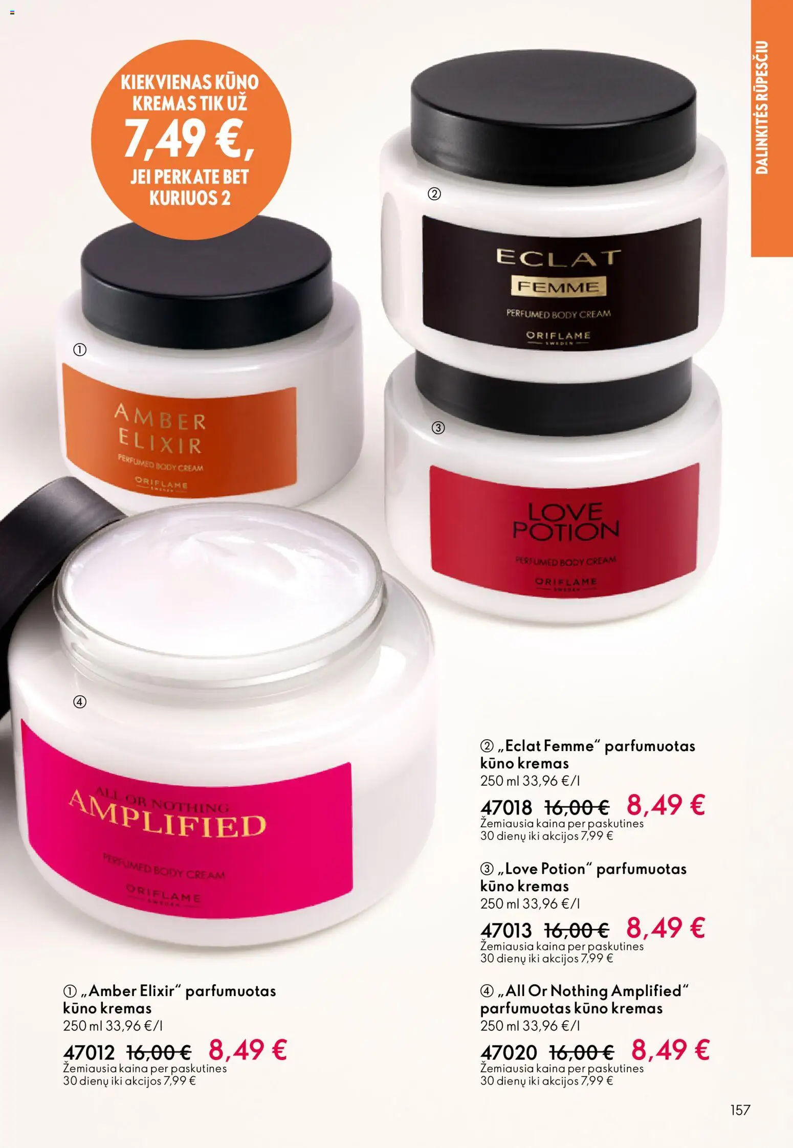 Oriflame akcijos nuo 13.05.2026 | Puslapis: 157 | Prekių: Kremas, Kūno kremas