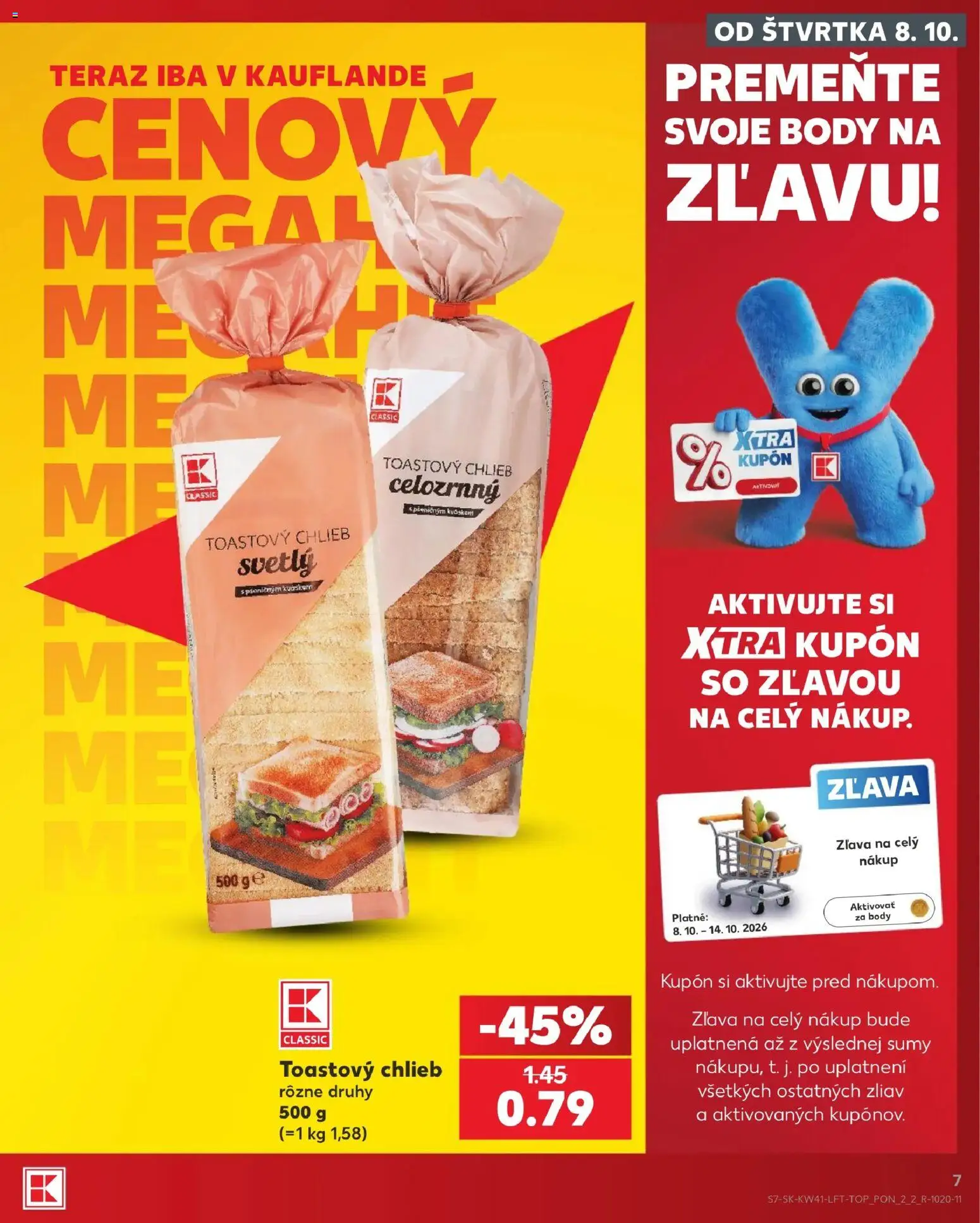 Kaufland SK akciós ujság - amely érvényes a következő dátumtól: 2026.10.08. | Oldal: 7 | Termékek: Body, Só