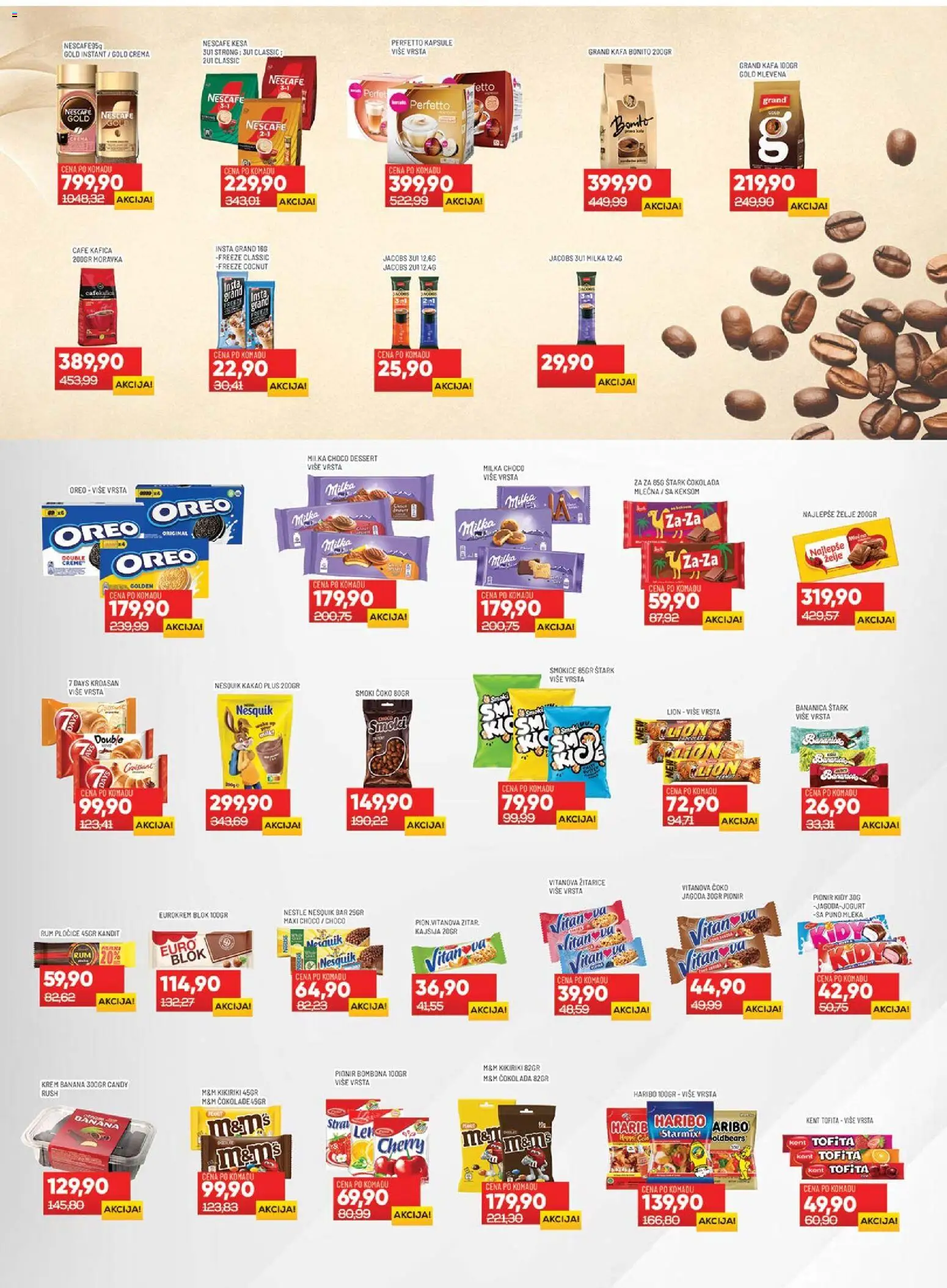 Medius katalog - važi od 30.06.2026 | Strana: 17 | Proizvode: Banana, Oreo, Haribo, Kafa