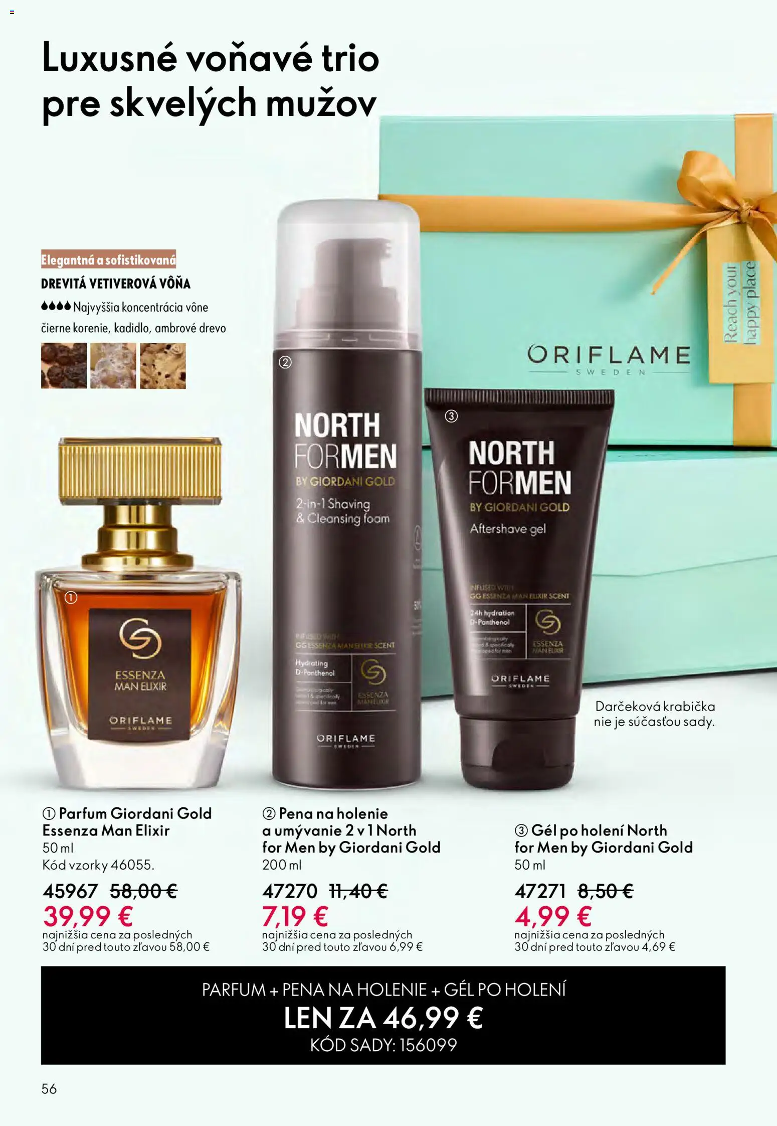 Nové Oriflame akcie – leták je platný od 27.05.2026 | Strana: 56 | Produkty: Pena na holenie