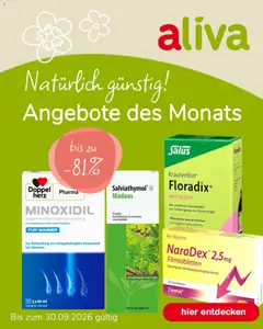 Aliva ab 07.09.2026 gültig
