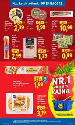 LIDL leidinys galioja nuo 2026.06.22 | Puslapis: 33 | Prekių: Salotos, Vištienos, Dešra, Krepšelis