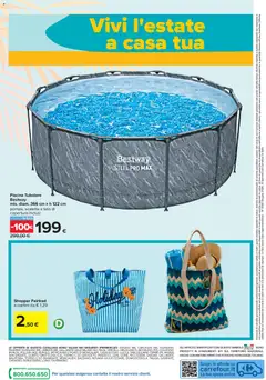Anteprima del volantino Carrefour volantino Iper - Mare valido a partire dal 01.06.2026 | Pagina: 32 | Prodotti: Scaletta, Piscina, Scaffale