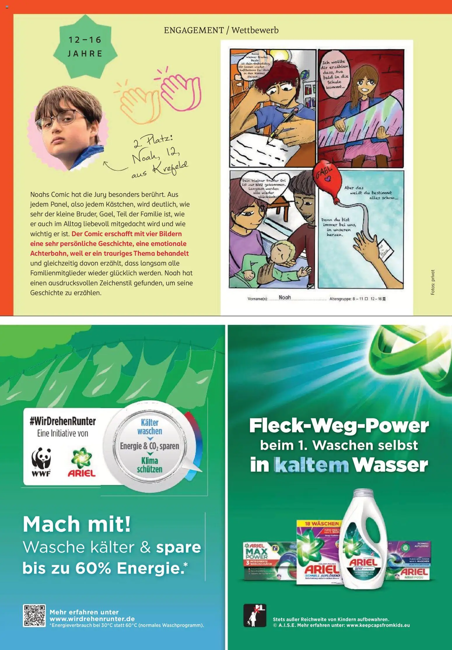 Rossmann Centaur – gültig ab 01.08.2026 | Seite: 100 | Produkte: Ariel, Wasser
