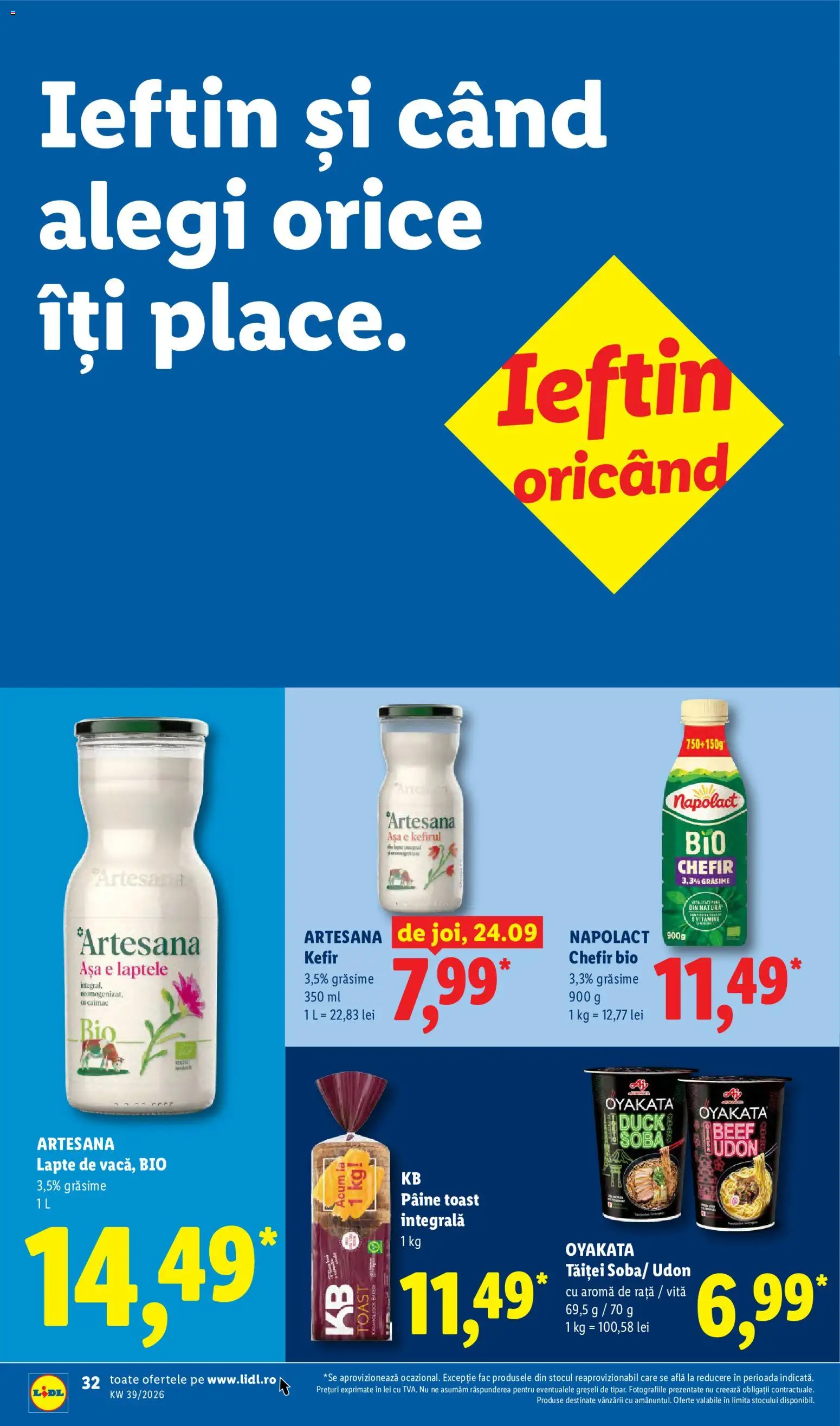 Noul catalog Lidl – valabil de la 21.09.2026 | Pagină: 32