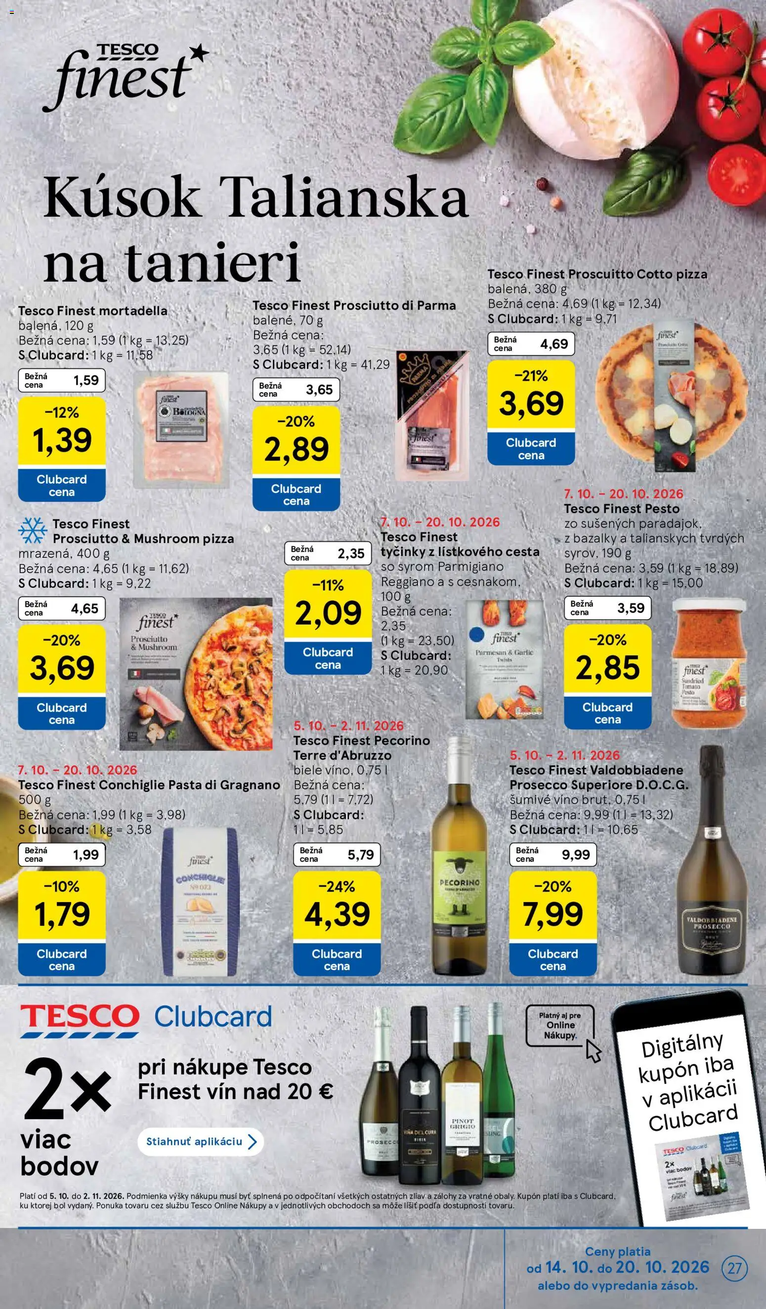 Nové Tesco akcie – leták je platný od 14.10.2026 | Strana: 27