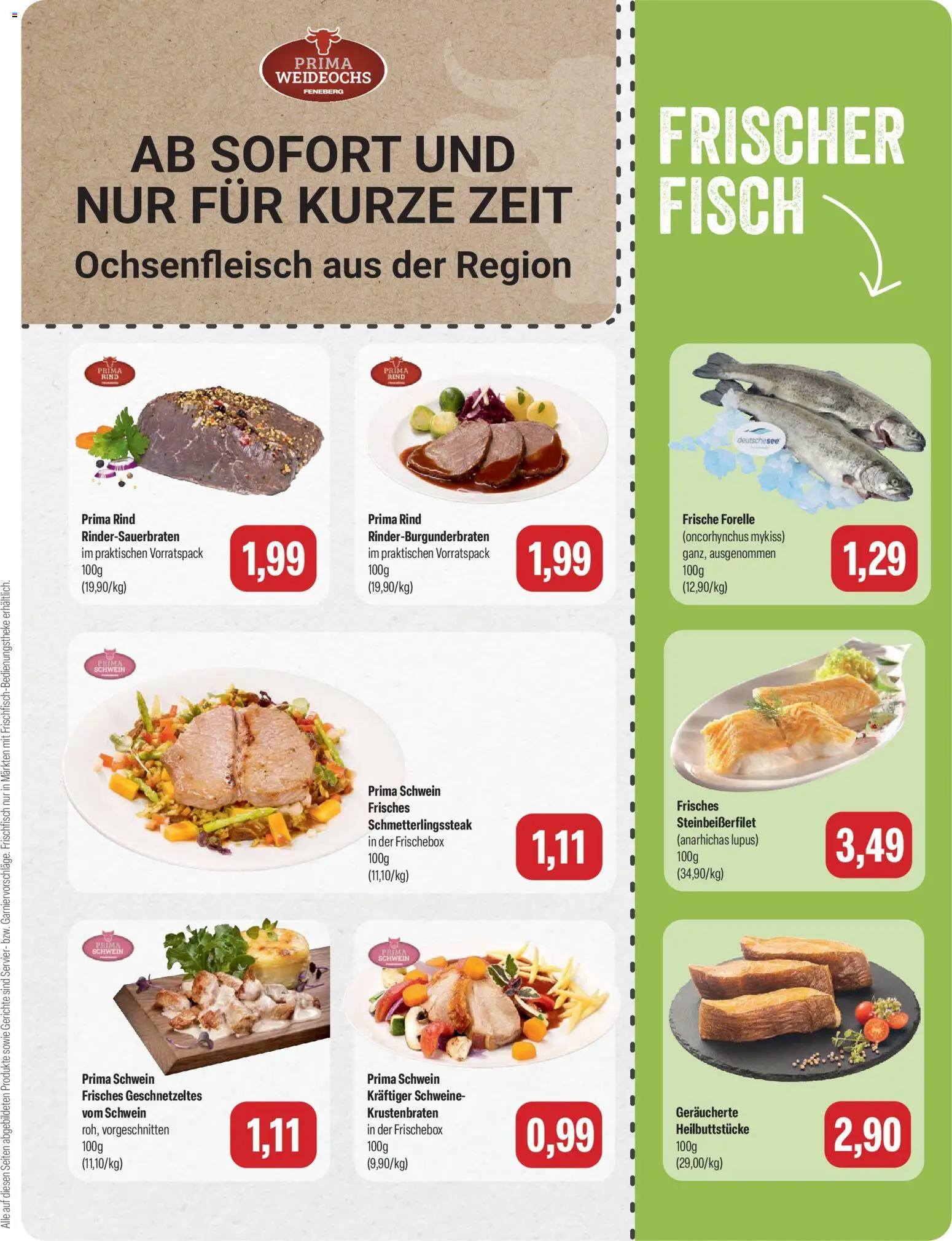 Feneberg Angebote – gültig ab 12.10.2026 | Seite: 3 | Produkte: Krustenbraten, Fisch, Gerichte
