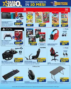 Anteprima del volantino Euronics volantino valido a partire dal 23.04.2026 | Pagina: 20 | Prodotti: Mouse, Tastiera, Sedia, Scrivania