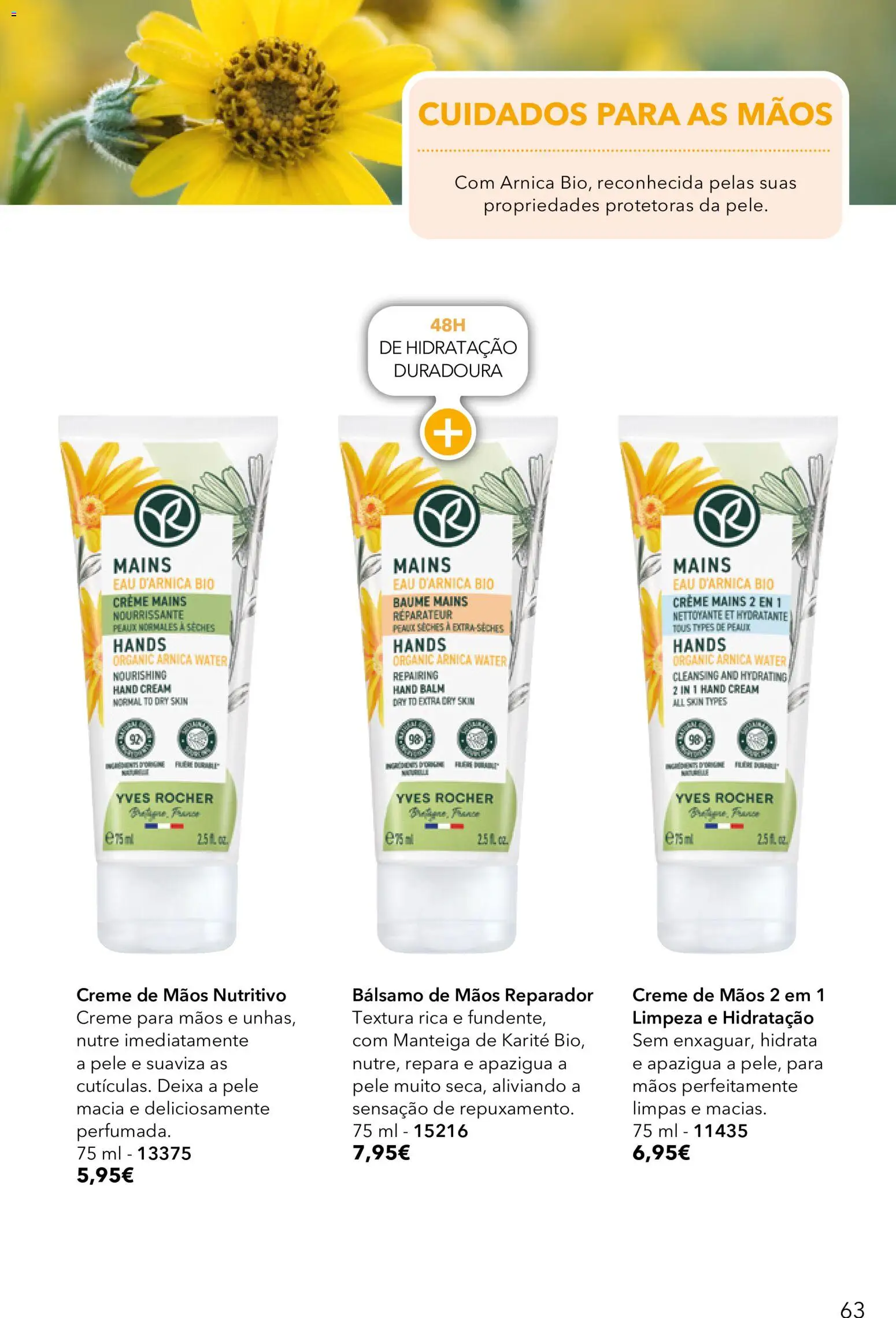Yves Rocher Catálogo 12 │ válido de 24/09/2026 | Página: 63 | Produtos: Creme para mãos, Manteiga, Manteiga de karité, Creme