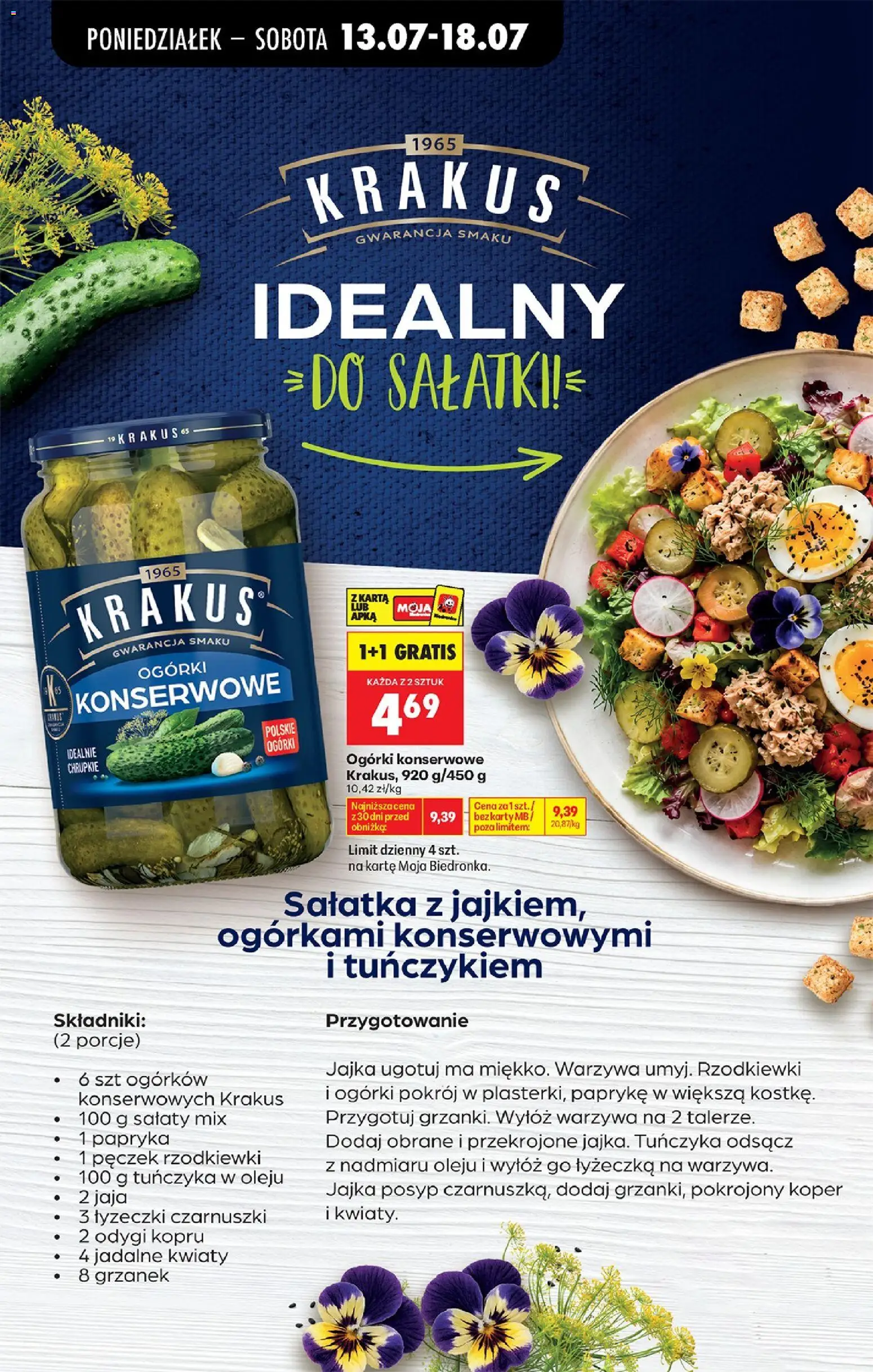 Biedronka Polsko leták od 13.07.2026 | Strana: 52 | Produkty: Saláty