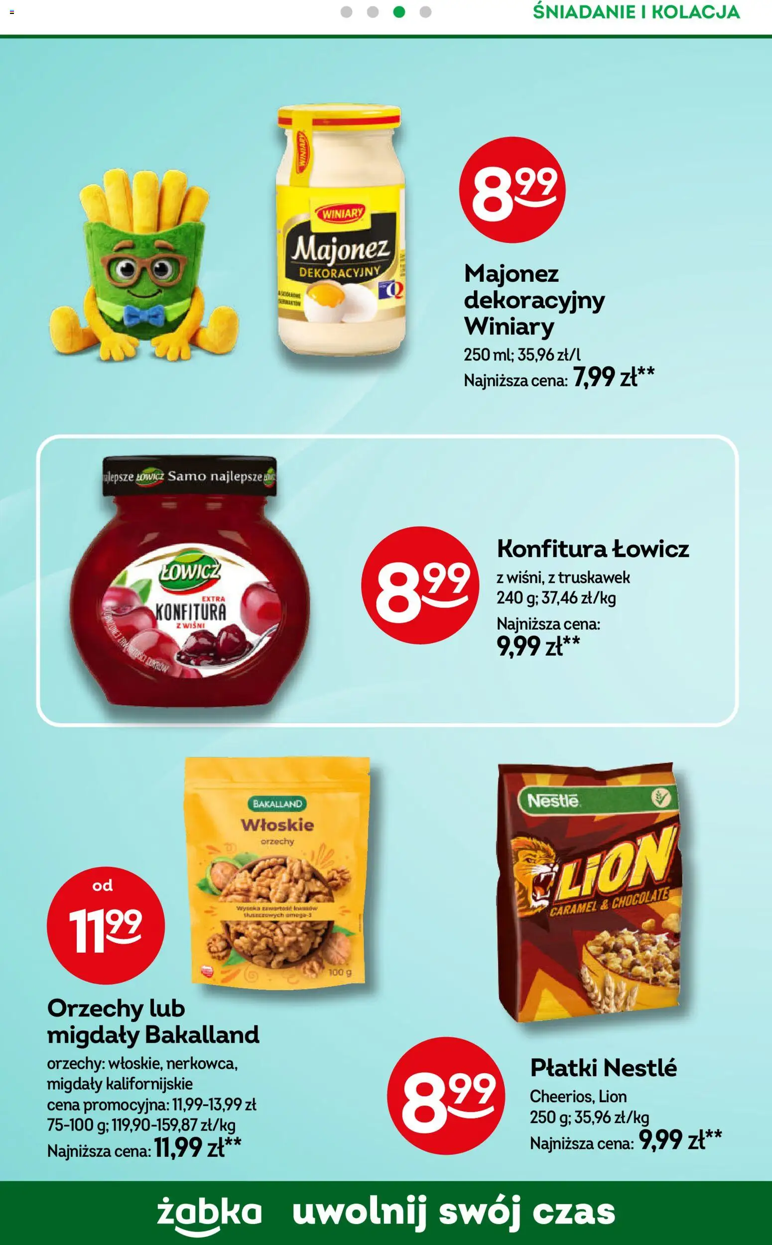 Żabka gazetka - Codzienne produkty od 20.05.2026 | Strona: 14 | Produkty: Płatki, Orzechy, Majonez