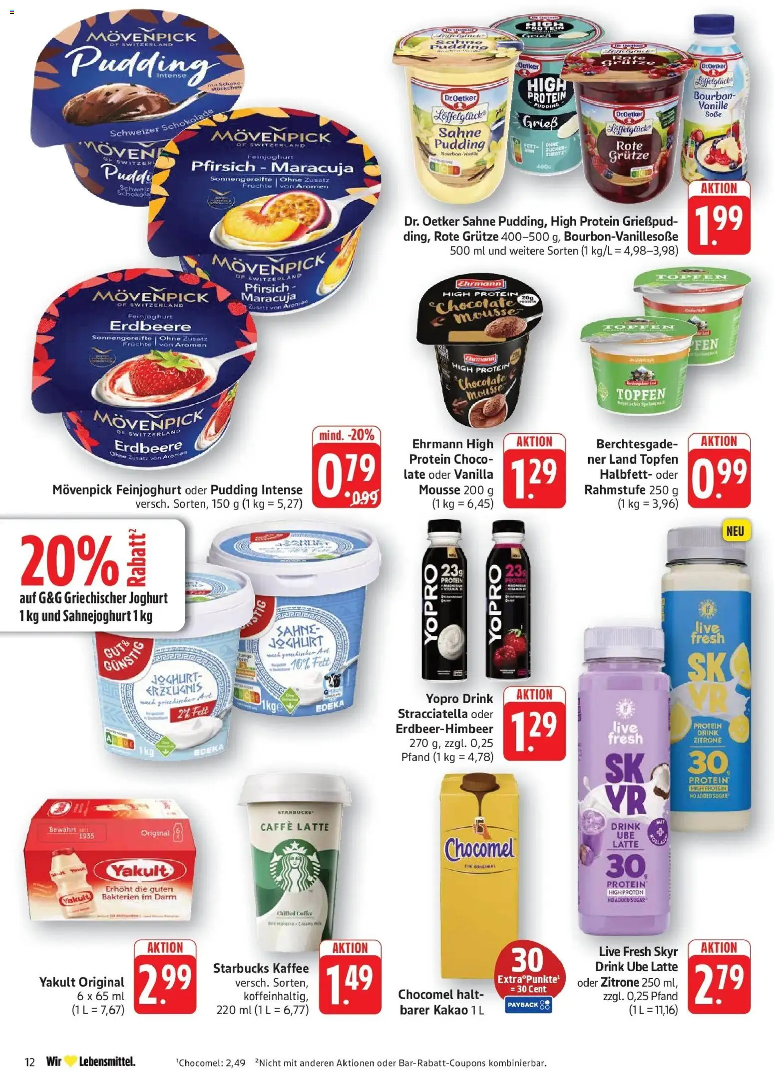 Edeka Prospekt Walldorf (ab 12.10.2026) » Angebote Online | Seite: 12 | Produkte: Grieß, Schokolade, Zitrone, Chocomel