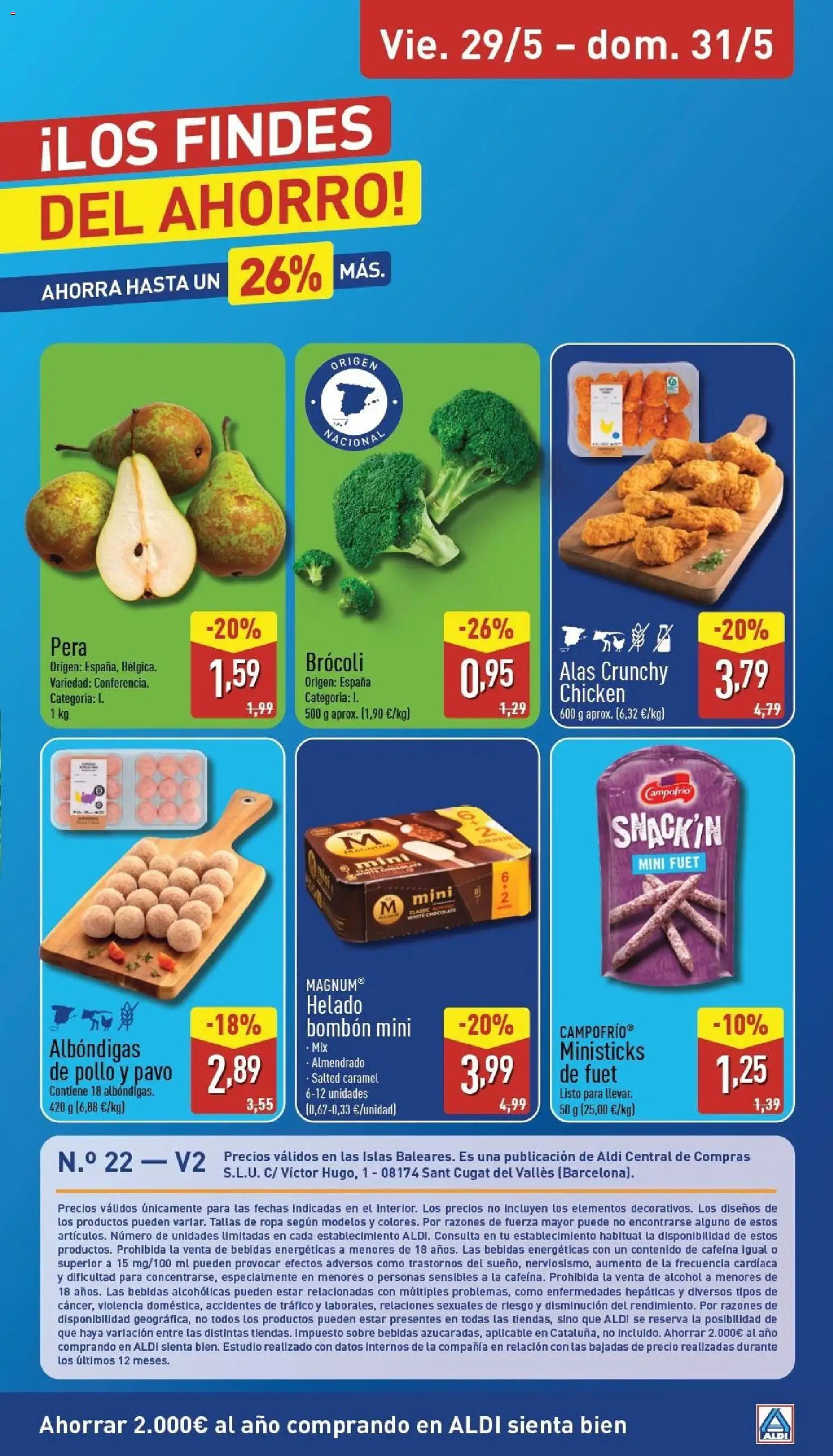 Aldi folleto Baleares │ válido desde el 25.05.2026 | Página: 29 | Productos: Helado bombón, Helado, Ropa