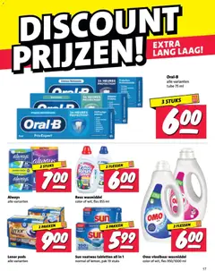 Nettorama folder - Voorbeeld van een folder van Nettorama, geldig van 14-09-2026 | Pagina: 17 | Producten: Vloeibaar wasmiddel, Wasmiddel, Vaatwas tabletten, Fles