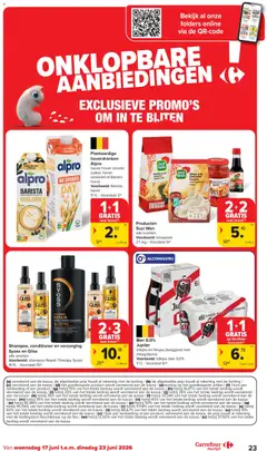 Carrefour market Folder week 25 - Voorbeeld van een folder van Carrefour market, geldig van 17.06.2026 | Pagina: 23