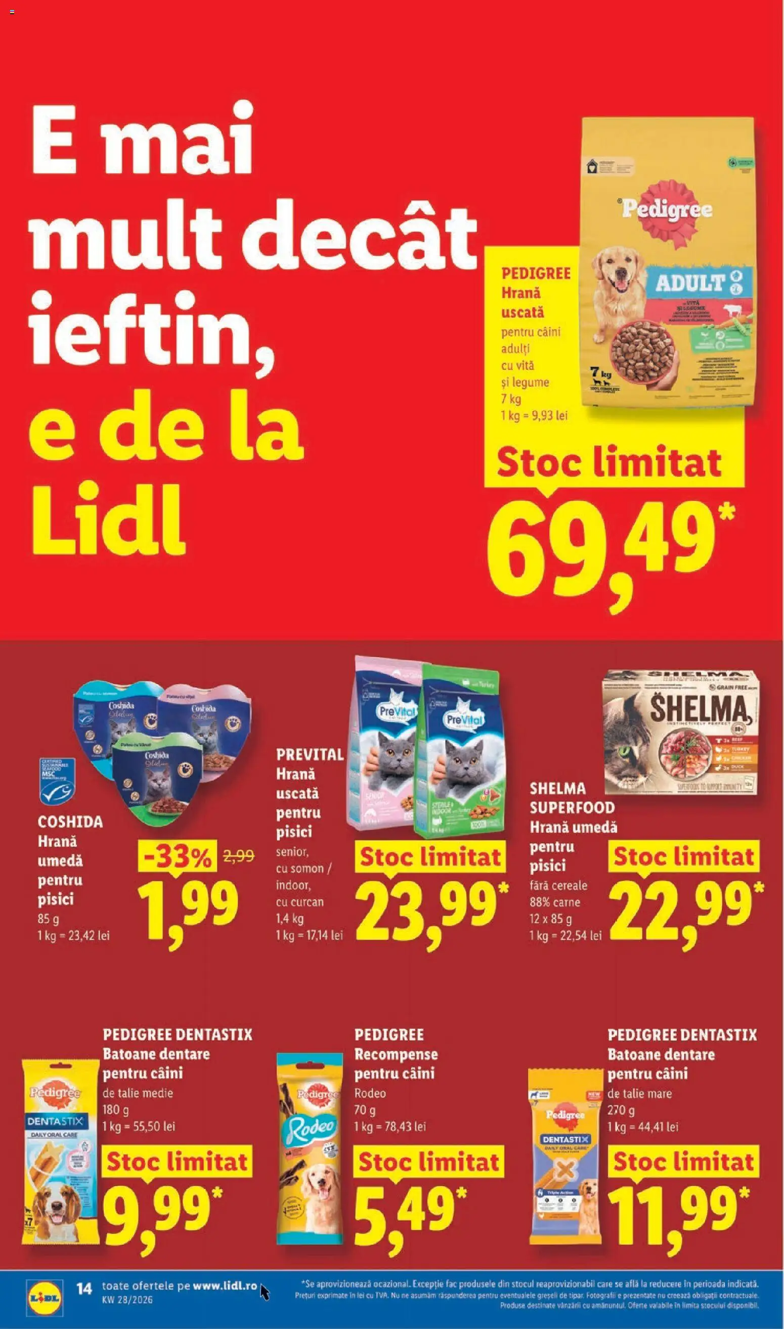 Noul catalog Lidl – valabil de la 06.07.2026 | Pagină: 14 | Produse: Cereale, Legume