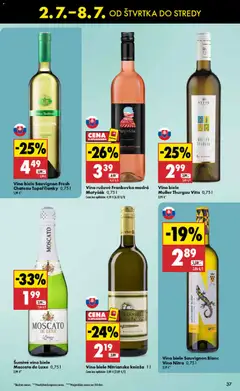 Biedronka leták platný od 02.07.2026 | Strana: 37 | Produkty: Biele víno, Víno, Šumivé víno