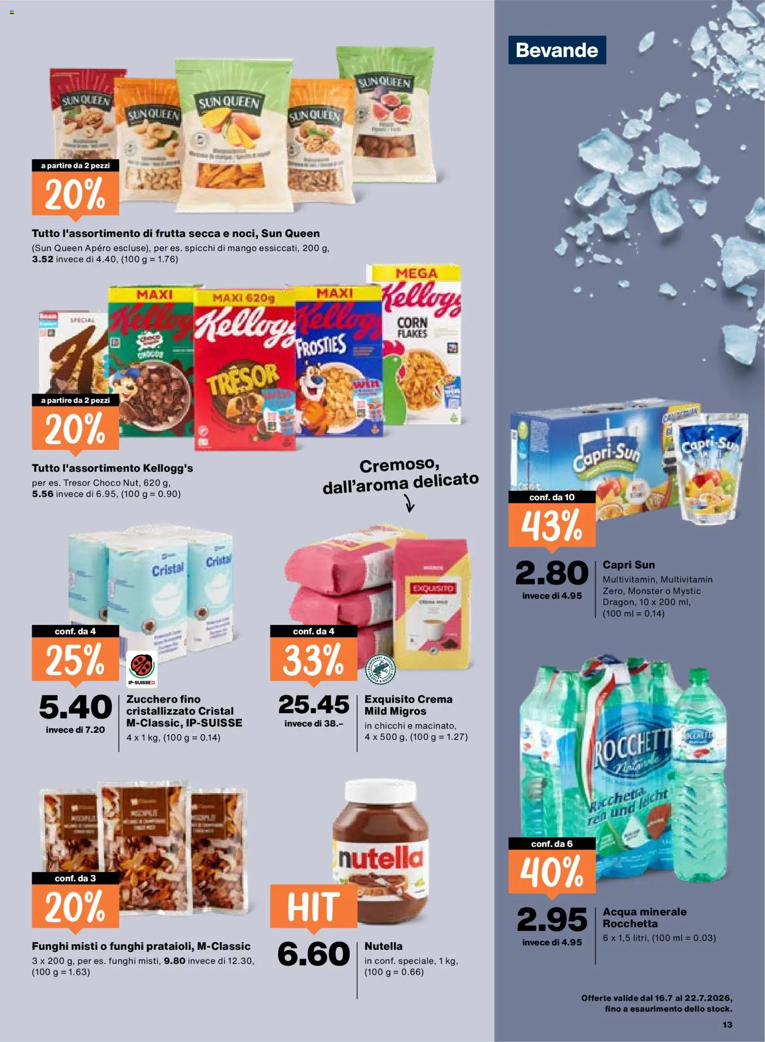 Migros aktionen IT – gültig ab 16.07.2026 | Seite: 13 | Produkte: Spabad, Mango