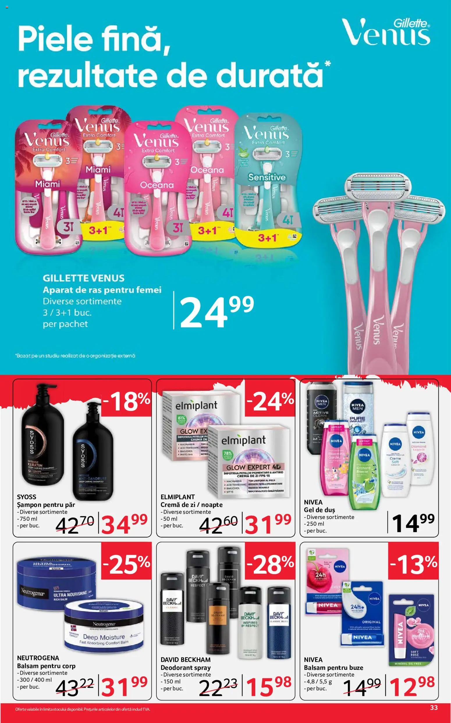 Noul catalog Selgros – valabil de la 07.08.2026 | Pagină: 33 | Produse: Pomelo, Balsam, Gel de duș, Deodorant