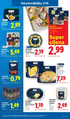 ITALIAMO Desertni specijaliteti, Desertni specijaliteti, 450 g ili 500 g, Razne vrste - Pregled kataloga iz trgovine Lidl, vrijedi od 05.10.2026 | Stranica: 23