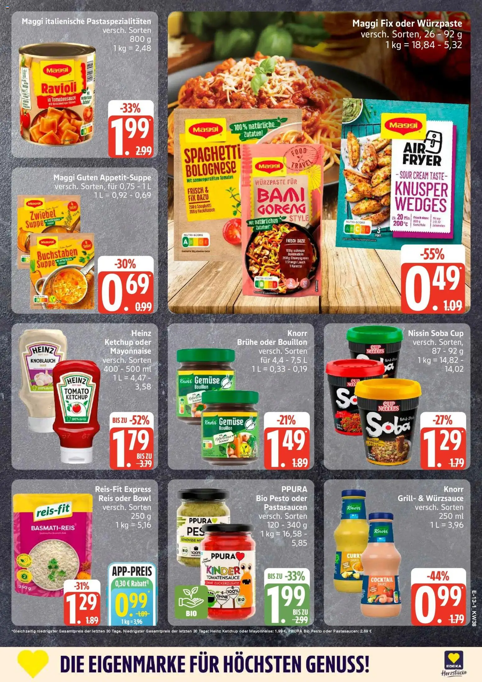 Edeka Prospekt Hamburg (ab 14.09.2026) » Angebote Online | Seite: 17 | Produkte: Basmatireis, Brühe, Reis, Karotte