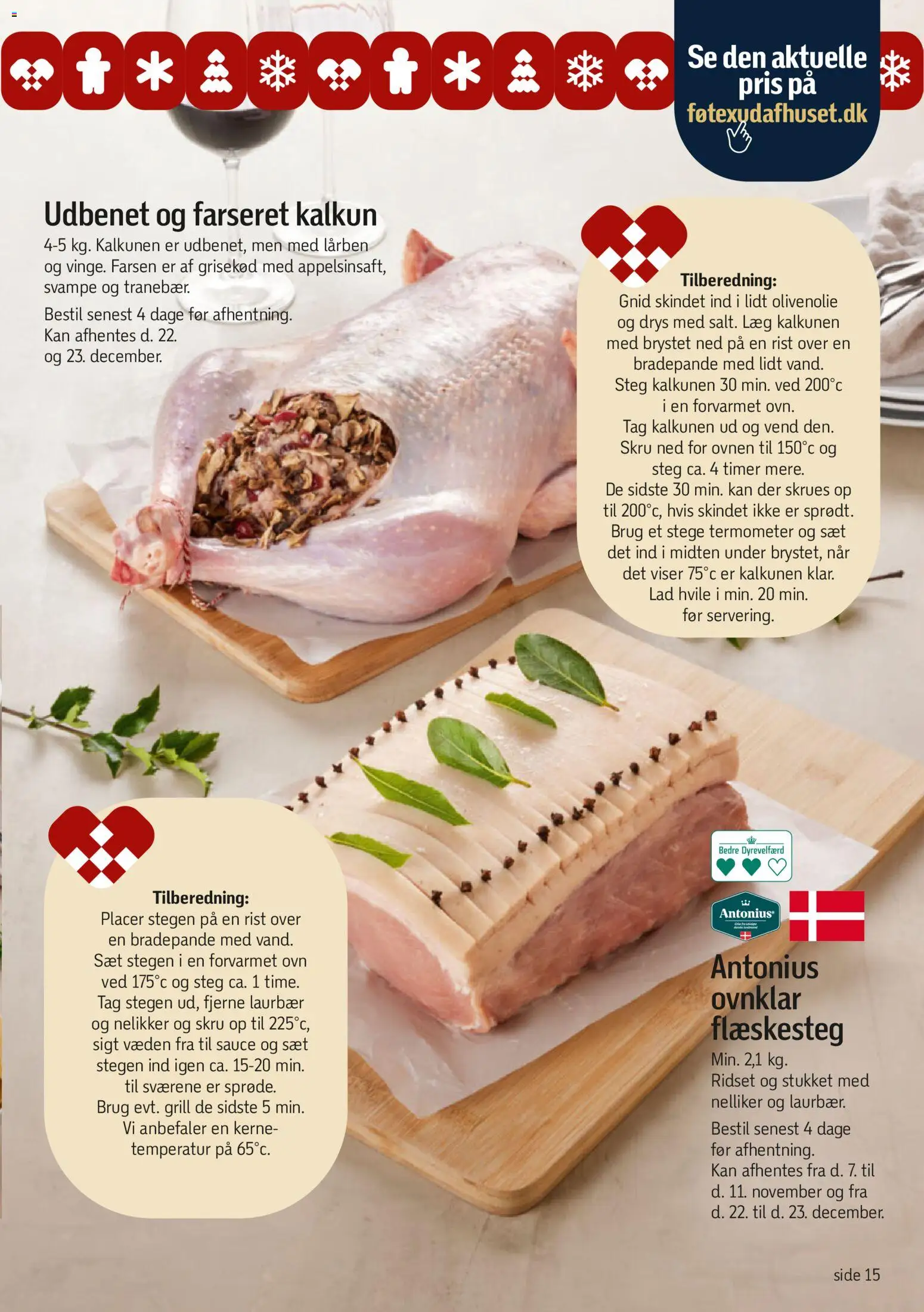 Føtex tilbudsavis – gyldig fra 15/09/2026 | Side: 15 | Produkter: Svampe, Flæskesteg, Termometer, Olivenolie
