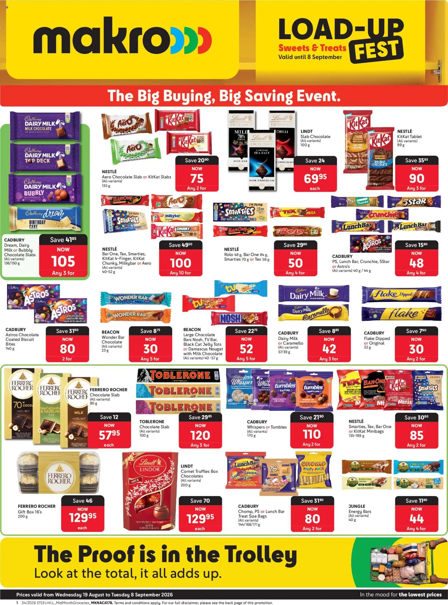 New Makro catalogue – valid from 19/08/2026 | Page: 1 | Products: Box, Chocolate, Salt, Chilli