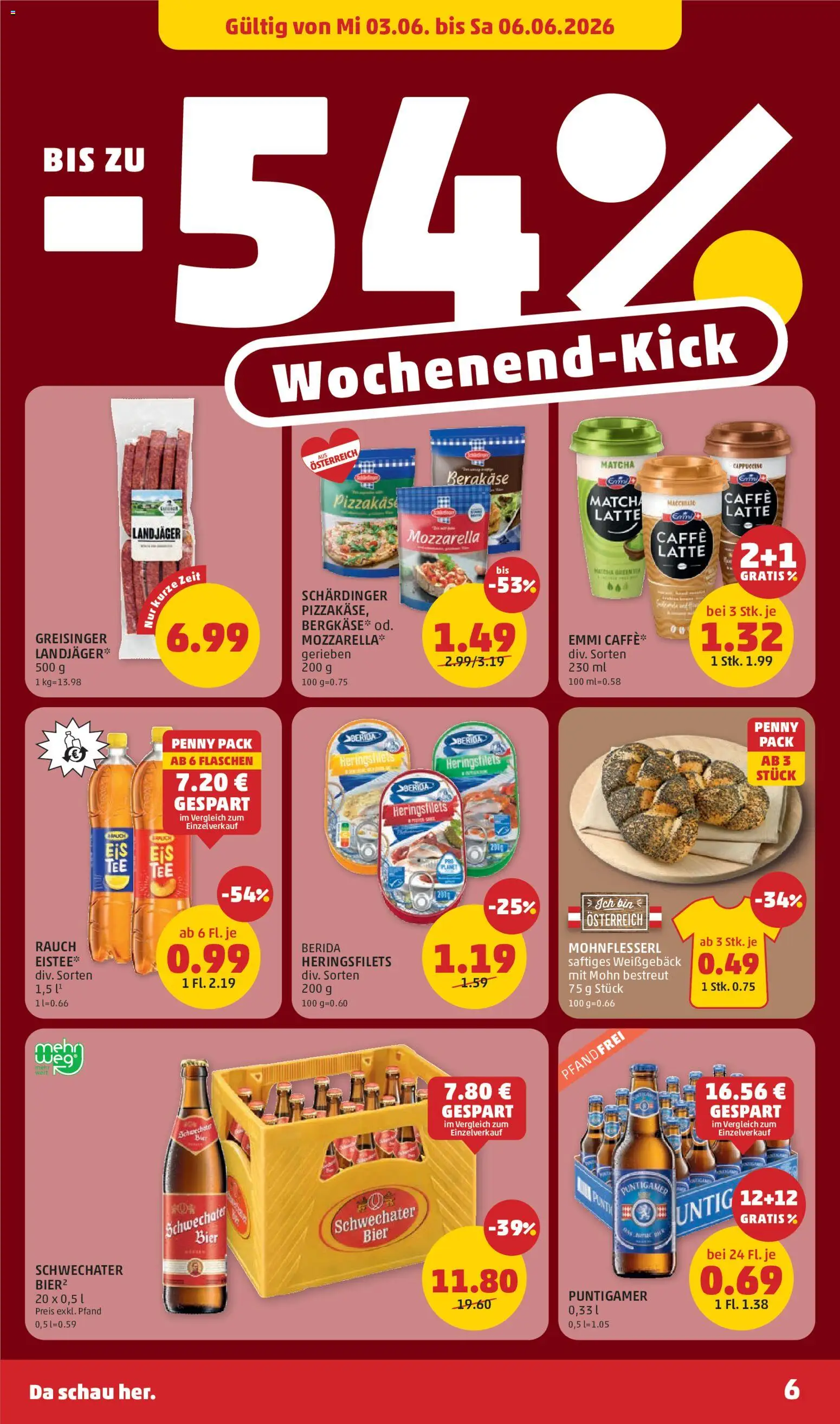 Penny Markt - Flugblatt gültig ab 03.06.2026 | Seite: 6 | Produkte: Bier