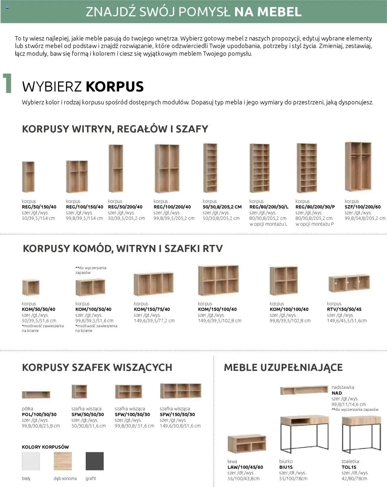 Black Red White Gazetka - Katalog rodzinnych wnętrz od 24.05.2024 | Strona: 30 | Produkty: Półka, Biurko, Toaletka