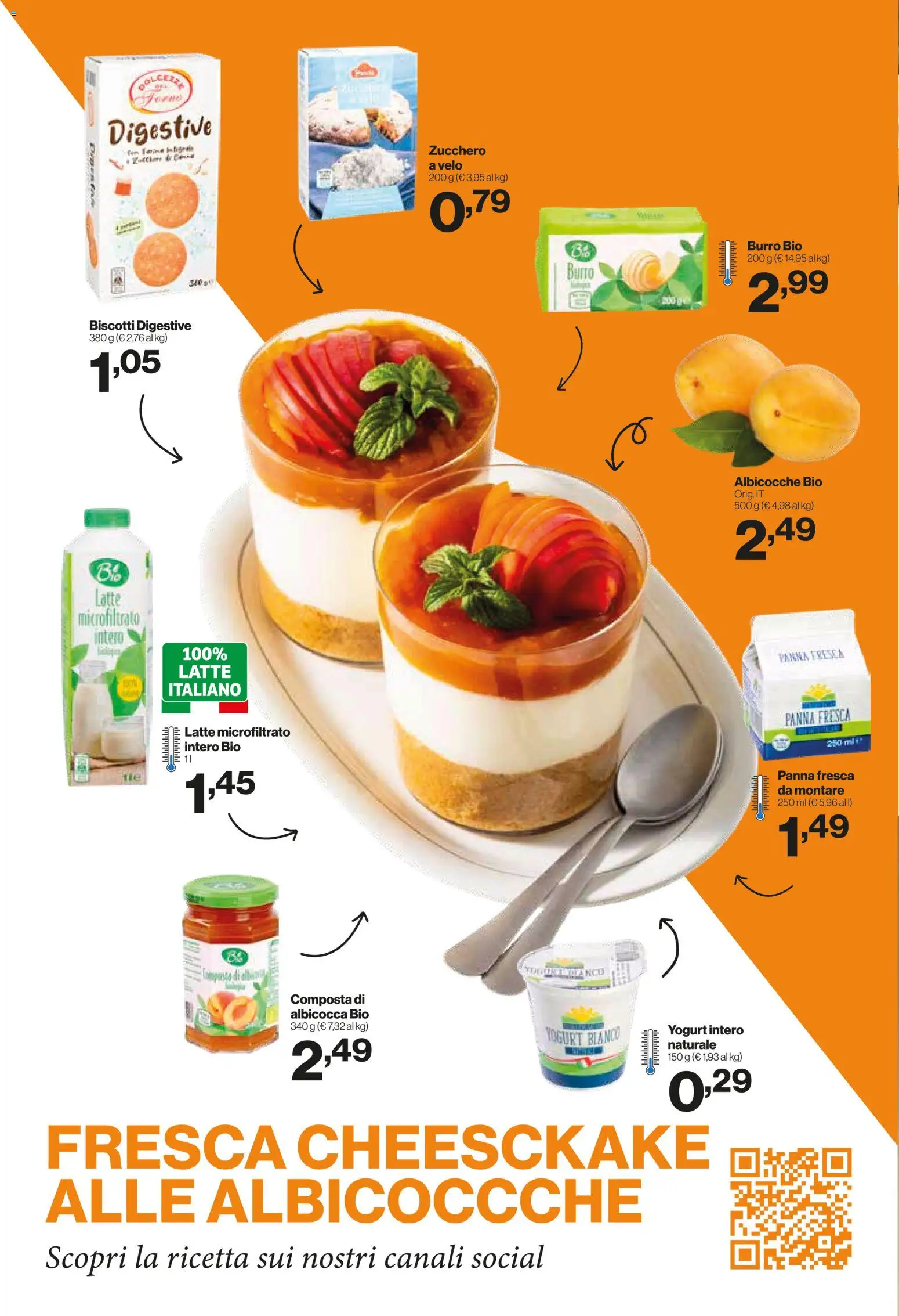 Volantino IN's del 15/07/2026 | Pagina: 8 | Prodotti: Yogurt, Panna, Biscotti, Zucchero