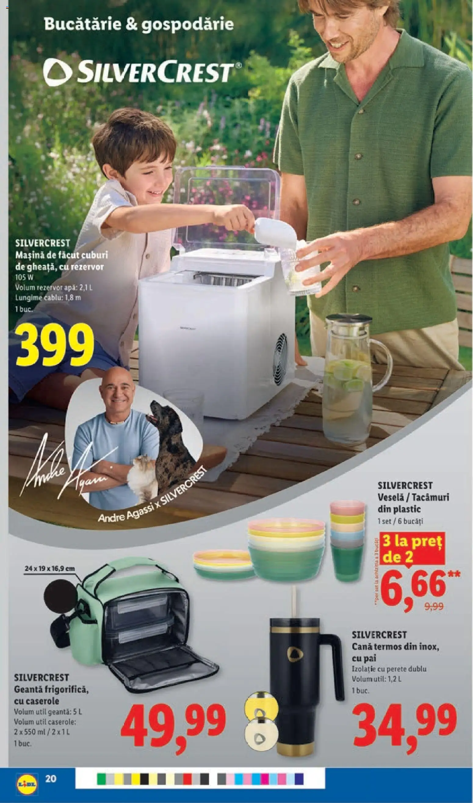 Noul catalog Lidl – valabil de la 25.05.2026 | Pagină: 20 | Produse: Caserole, Bucătărie, Termos, Apă