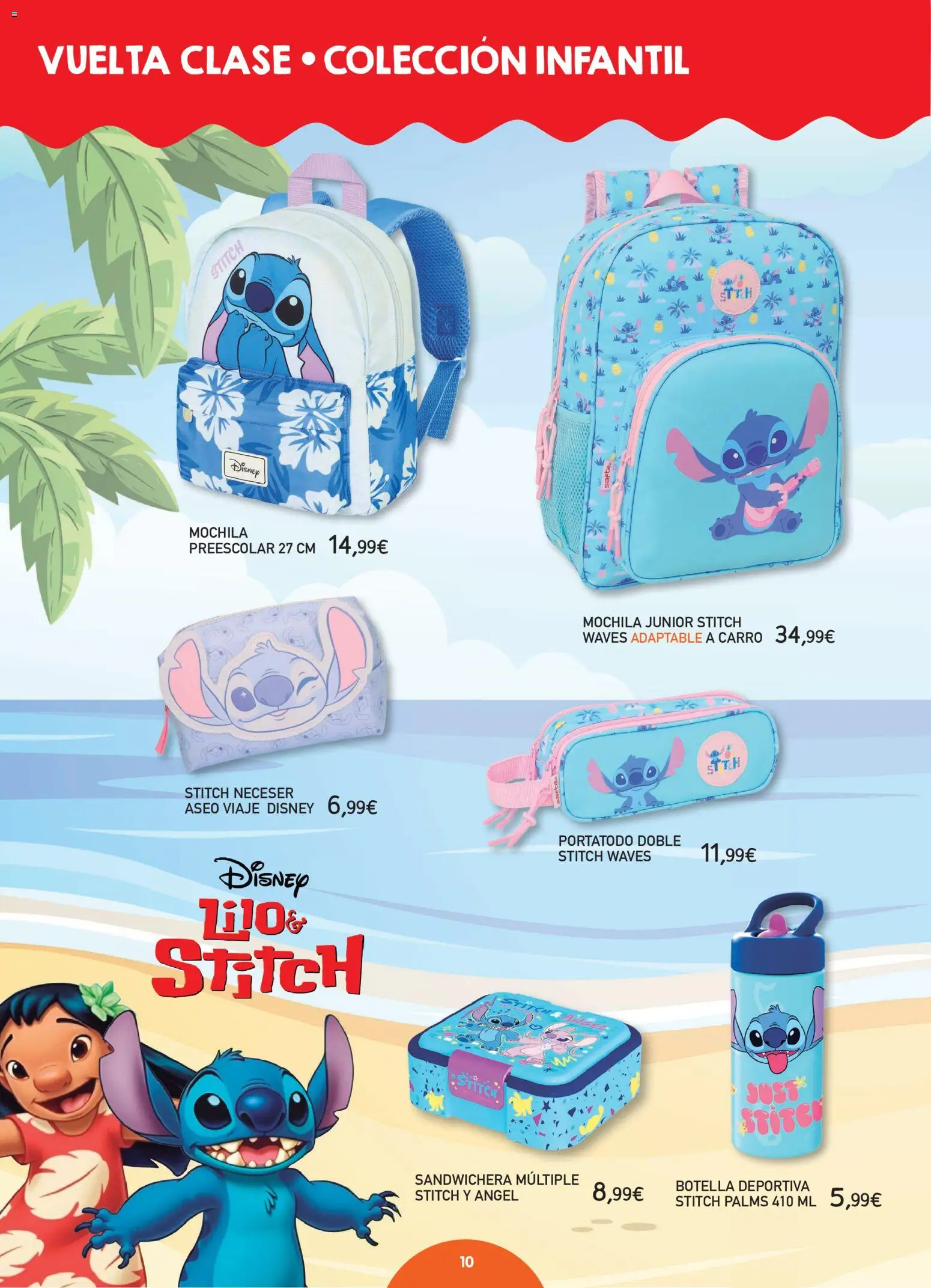 Toy Planet catálogo de Vuelta a Clase │ válido desde el 10/08/2026 | Página: 10 | Productos: Mochila, Sandwichera, Neceser