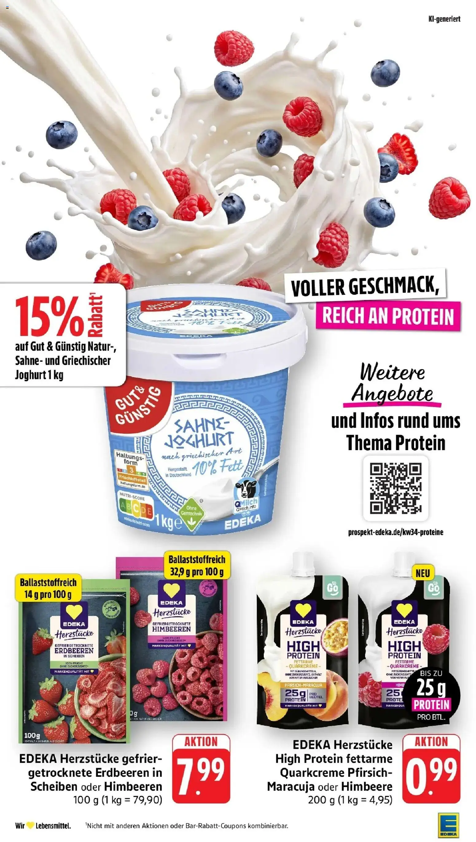 E center Prospekt Singen (ab 17.08.2026) zum Blättern | Seite: 12 | Produkte: Himbeeren, Joghurt, Himbeere, Erdbeeren