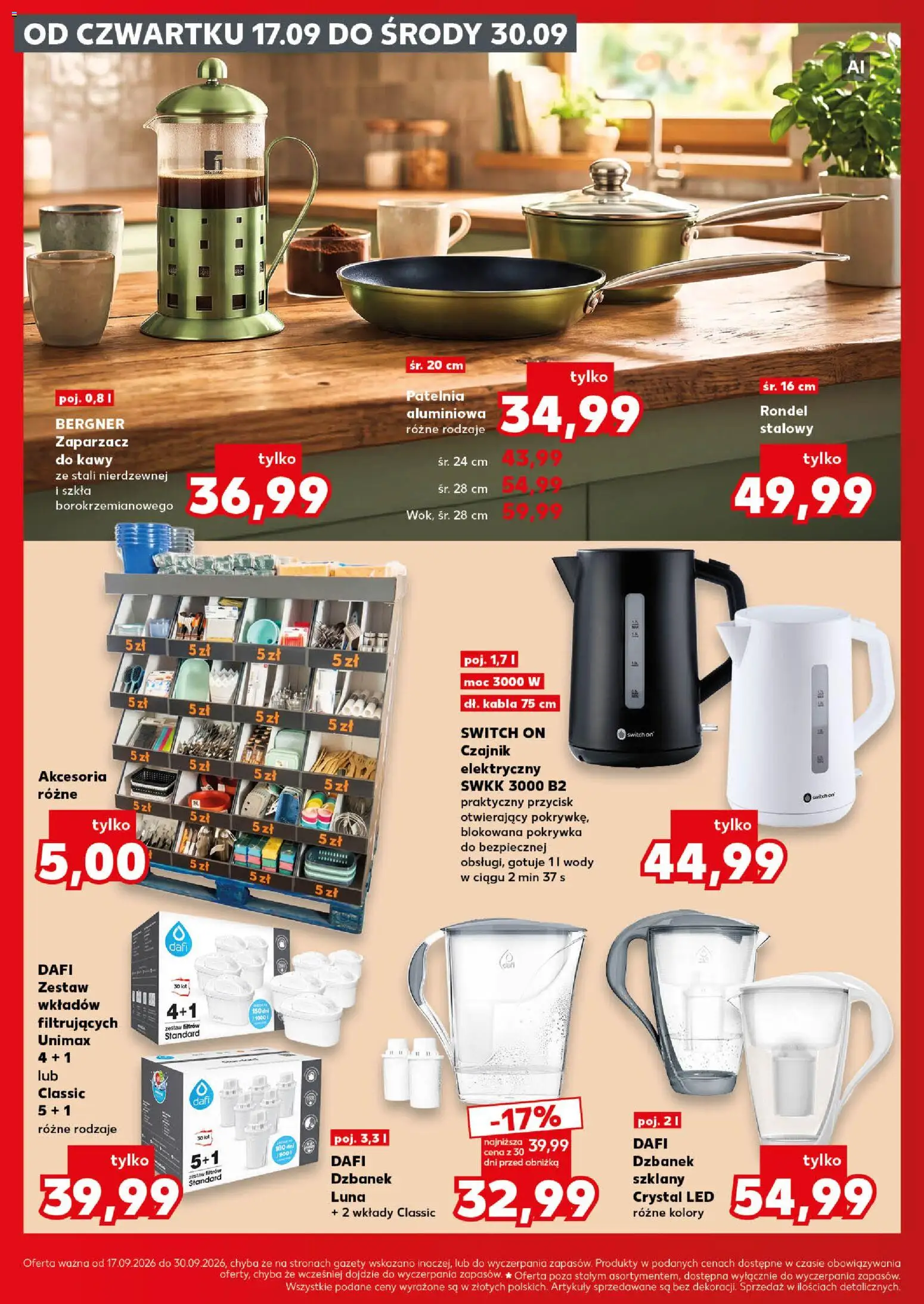 Kaufland Polsko leták - Złap okazje od 17.09.2026 | Strana: 16 | Produkty: Rondel, Switch On, LED