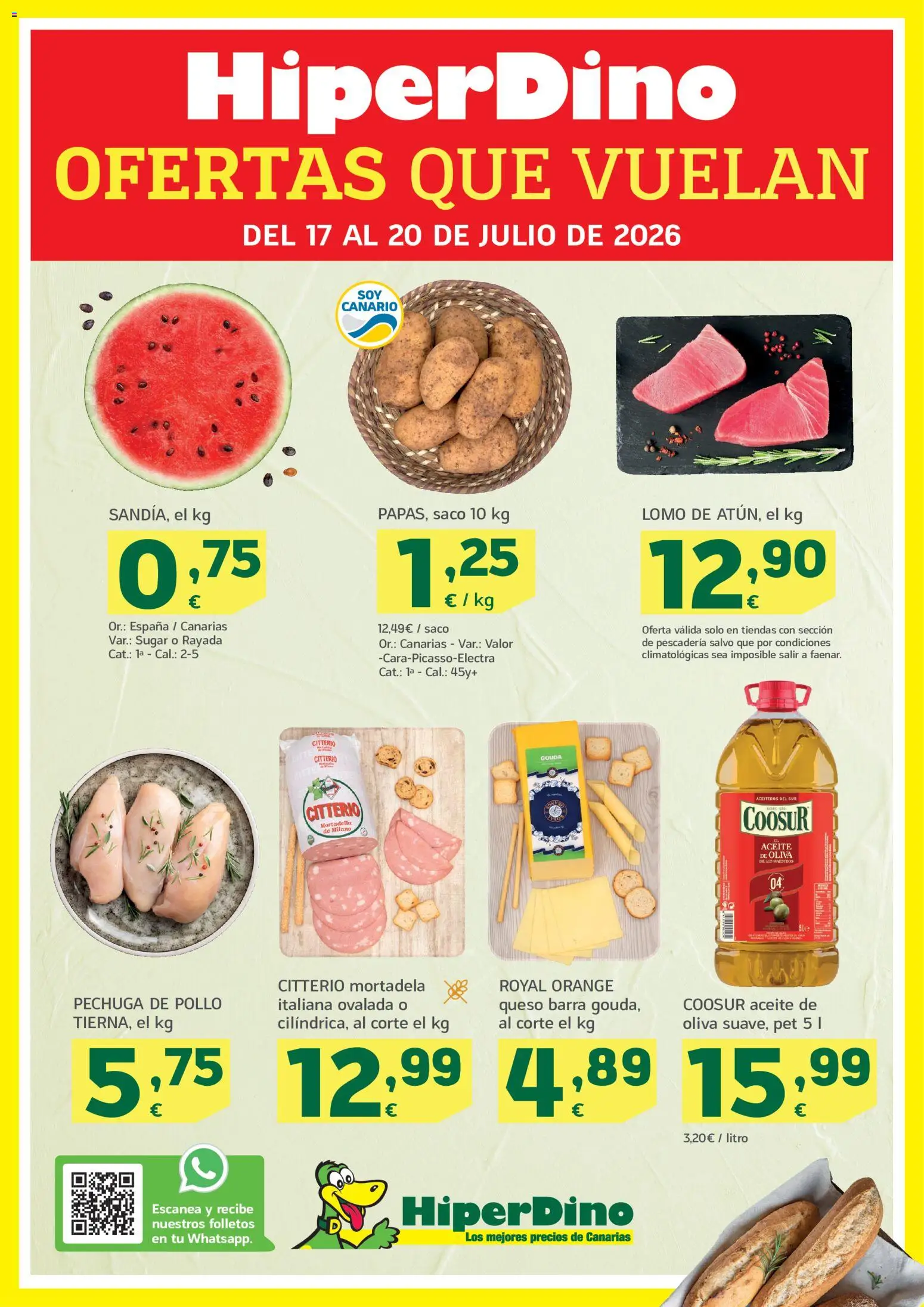 HiperDino Supermercados │ válido desde el 17/07/2026 | Página: 1