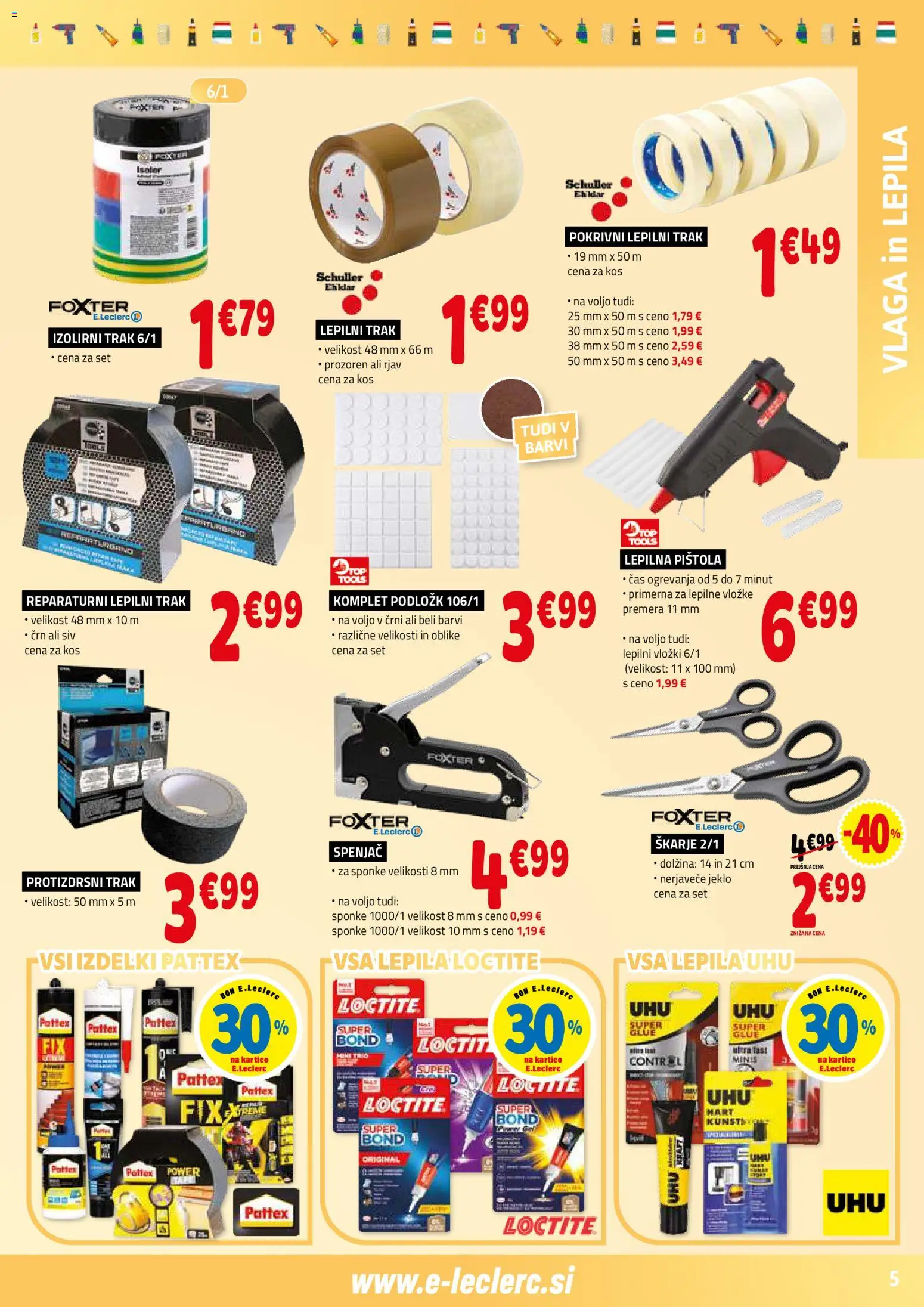 Novi E.leclerc katalog ponudbe – veljaven od 02.09.2026 | Stran: 5 | Izdelki: Vložki, Kos