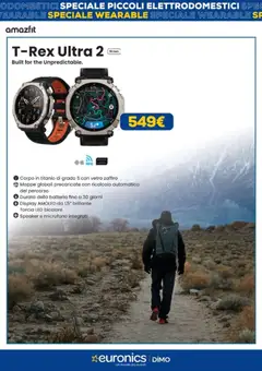 Anteprima del volantino Euronics volantino Wearable valido a partire dal 21.05.2026 | Pagina: 8 | Prodotti: Torcia, The, Speaker, Batteria