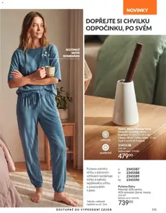 Náhled letáku Avon Katalog 09/2026 od 01.09.2026 | Strana: 141 | Produkty: Tričko, Difuzér, Kalhoty, Pyžamo