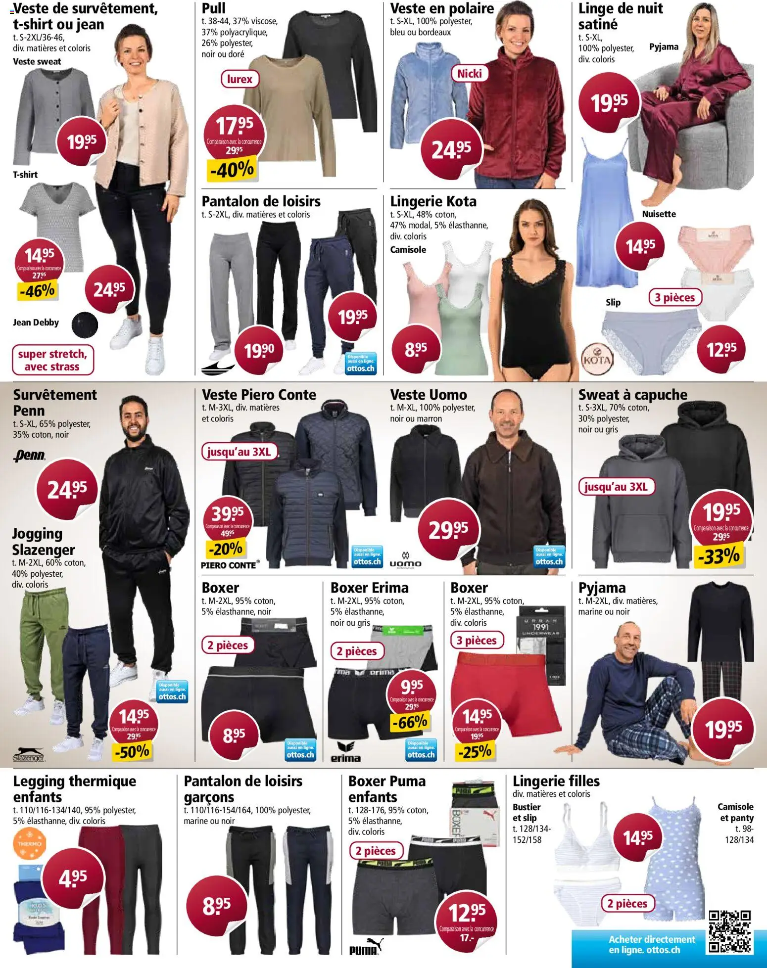 Otto's aktionen FR – gültig ab 10.11.2026 | Seite: 11 | Produkte: Pyjama, Slip, Boxer