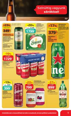 REKORDERLIG SVÉD DOBOZOS CIDER, Ft/db, többféle, 0,33 l,, 3027 Ft/l, 2421 Ft/l, + visszaváltási díj 50 Ft - amely érvényes a következő dátumtól: 2026.09.17. | Oldal: 9 | Termékek: Staropramen, Cider, Dobozos sör, Sör