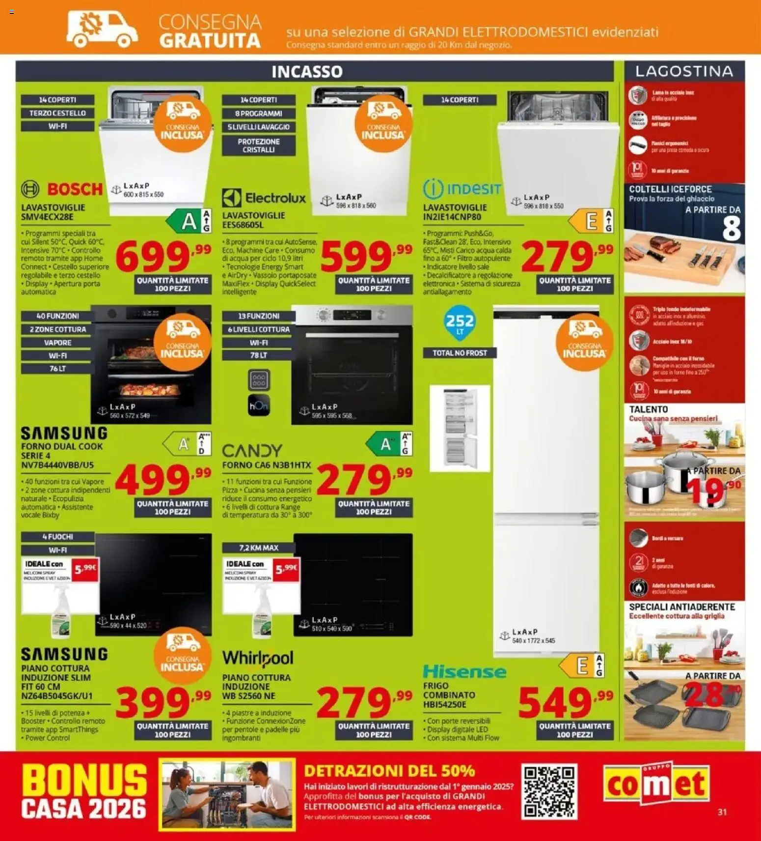 Nuovo Comet volantino Back to school dal 20/08/2026 > offerte anteprima 🛍️ | Pagina: 31 | Prodotti: Pizza, Sale, Forno, Portaposate