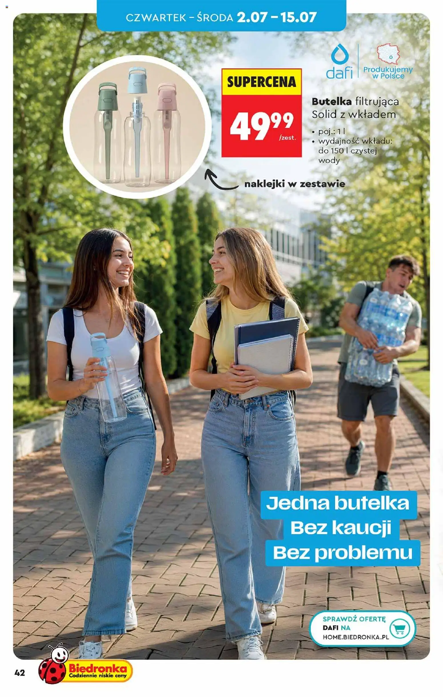 Biedronka gazetka - Hity i inspiracje od 27.06.2026 | Strona: 42 | Produkty: Naklejki