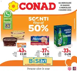 Anteprima del volantino Conad - Sconti fino al 50% valido a partire dal 19.05.2026