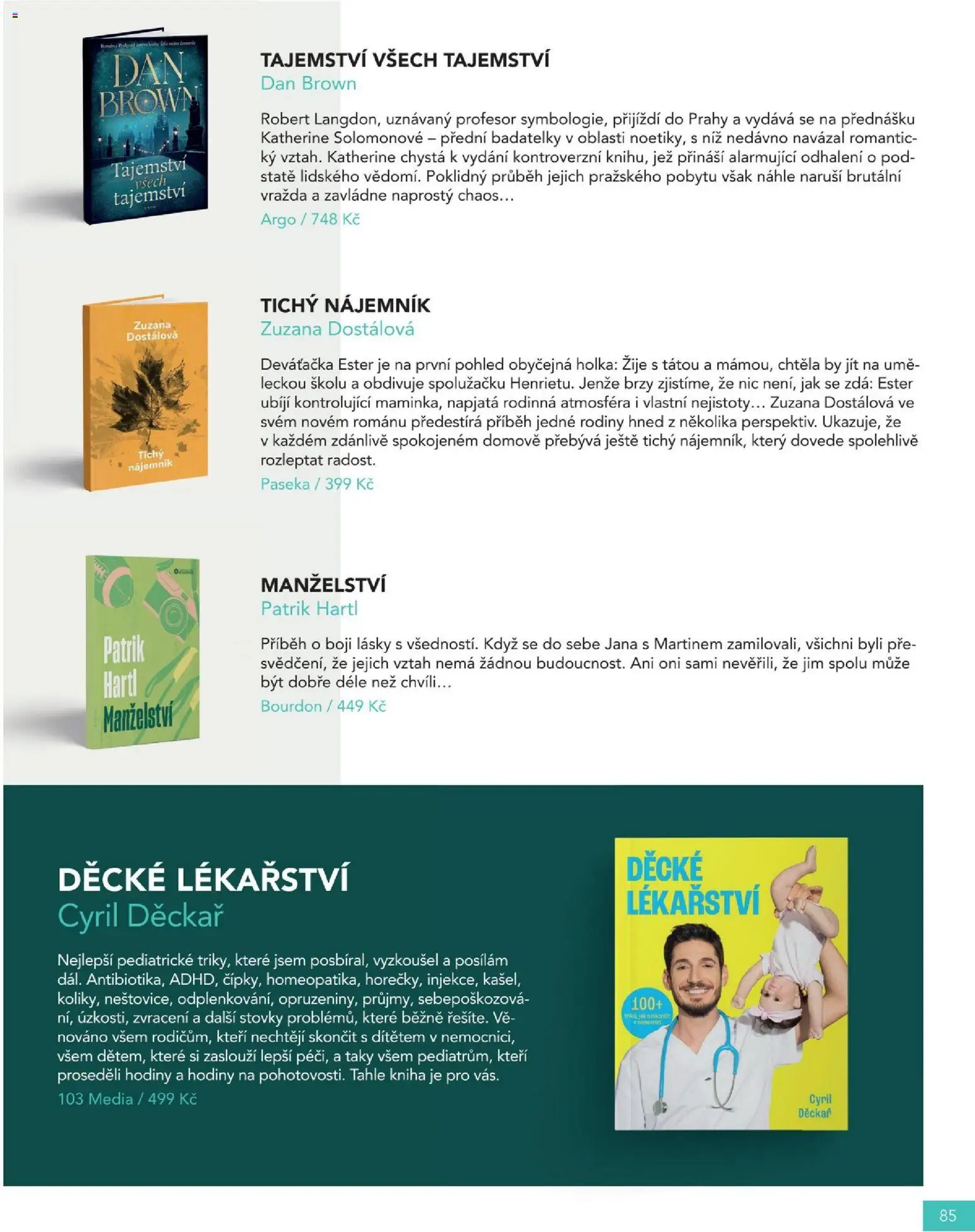 Knižní klub magazín od 01.10.2026 | Strana: 85 | Produkty: Kniha, Hodiny